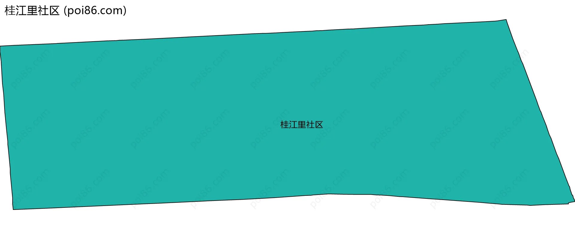 桂江里社区边界地图