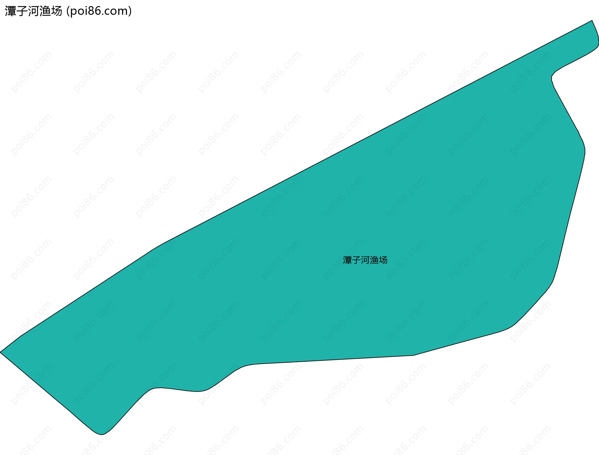 潭子河渔场边界地图