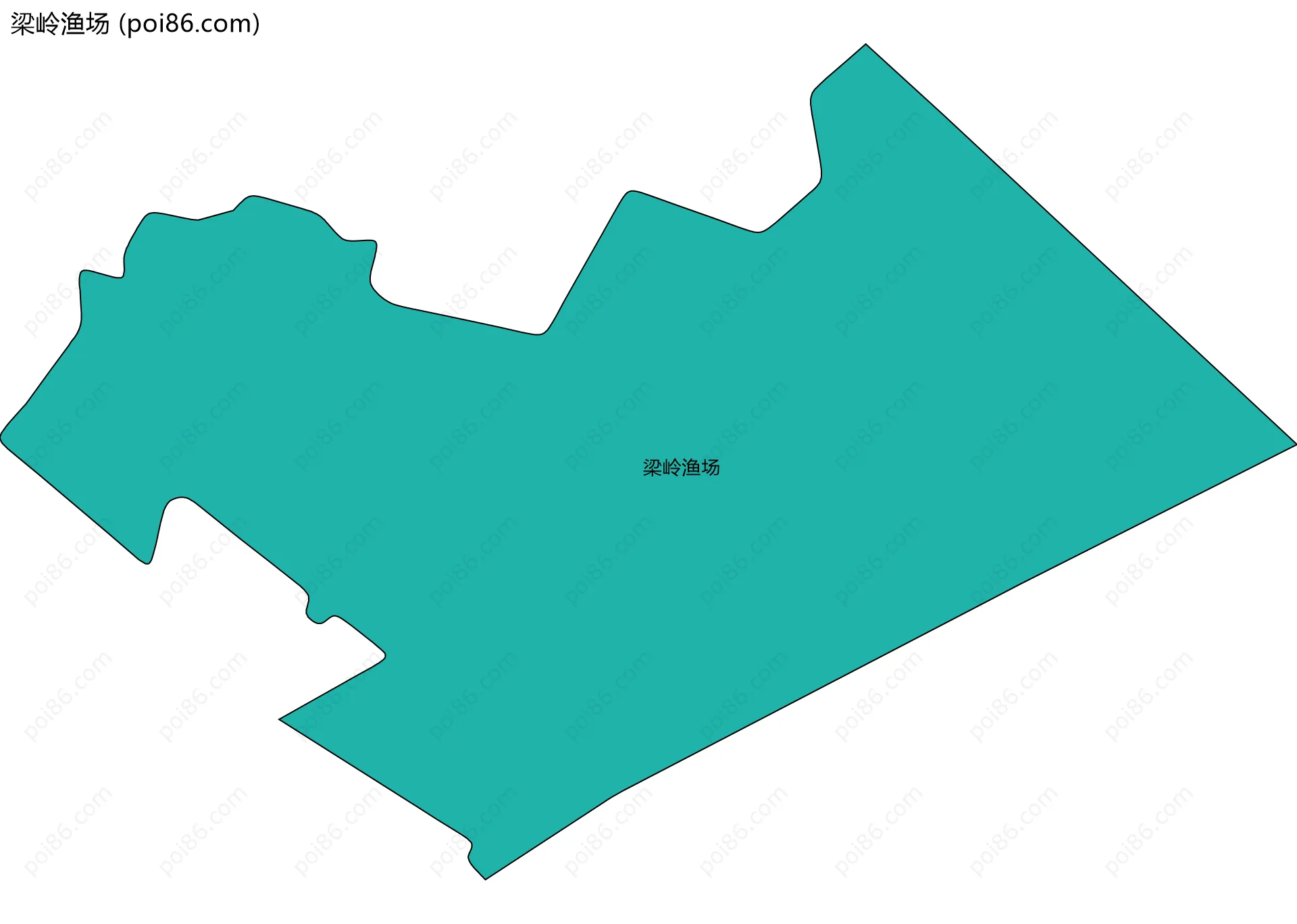 梁岭渔场边界地图