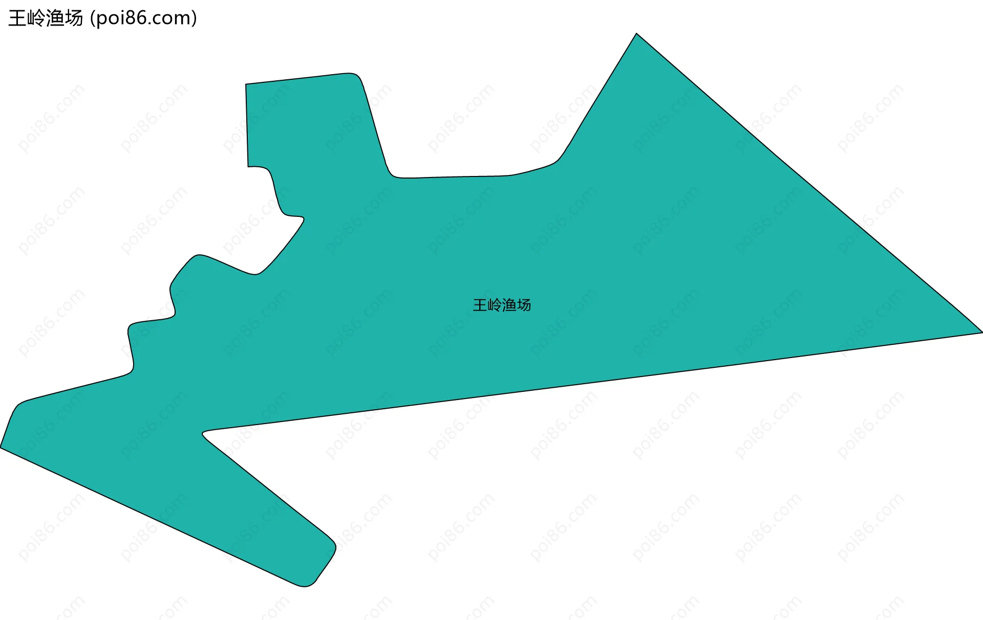 王岭渔场边界地图