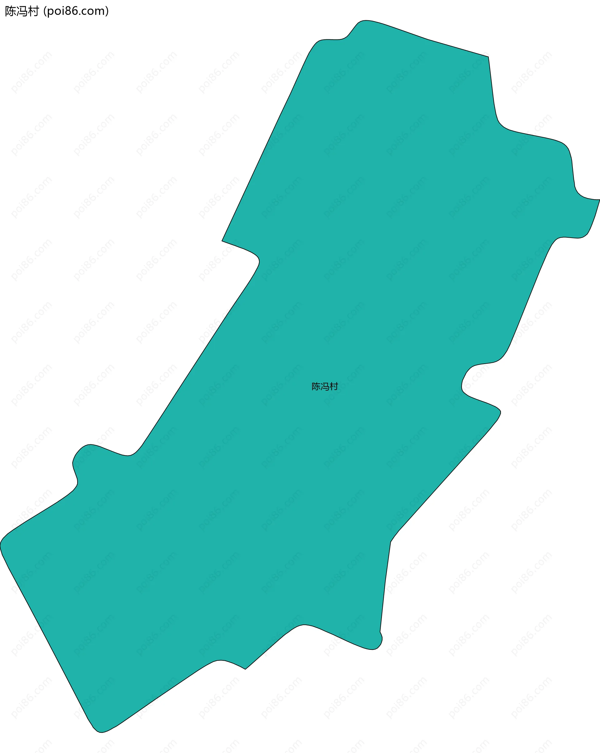 陈冯村边界地图