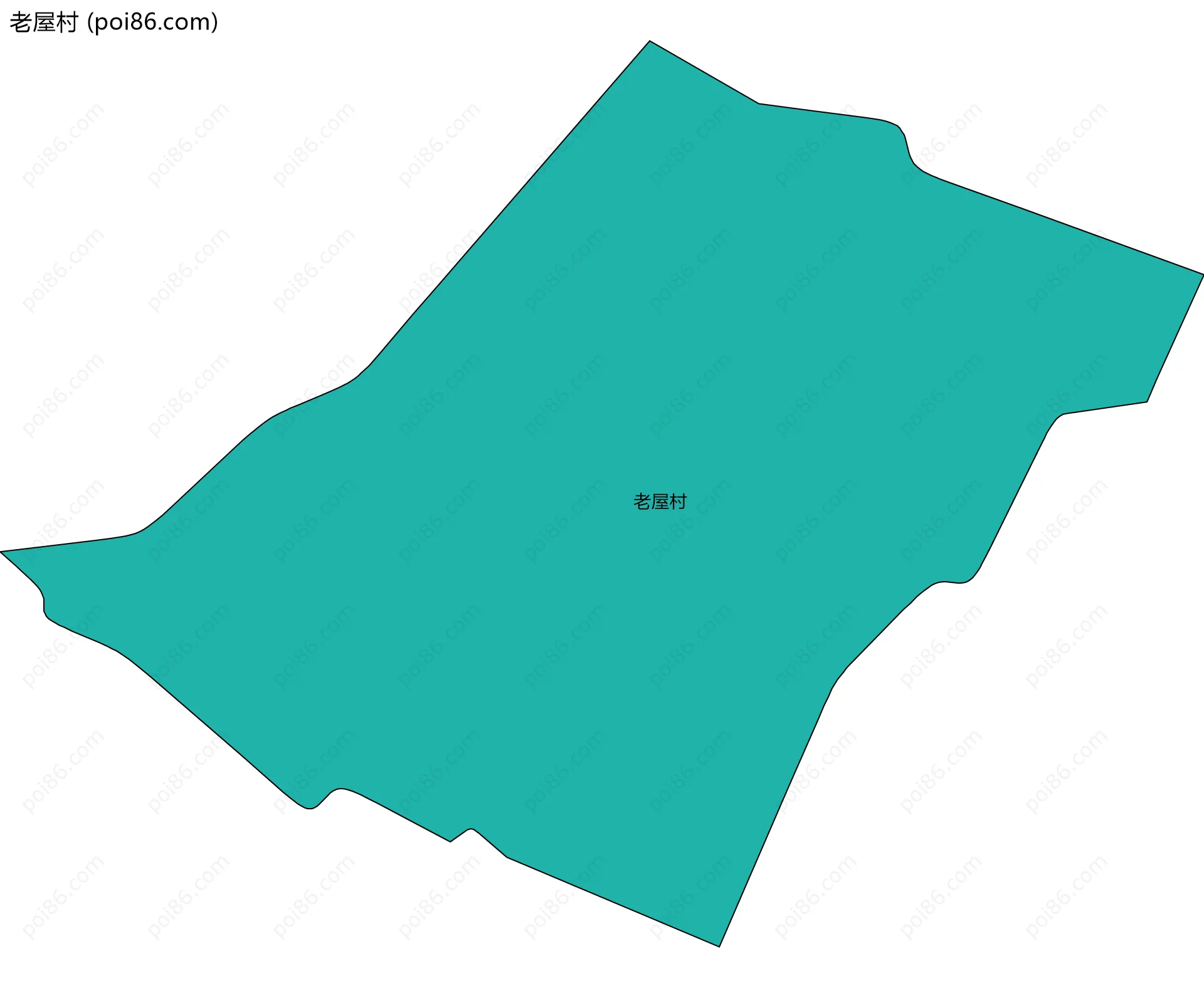 老屋村边界地图