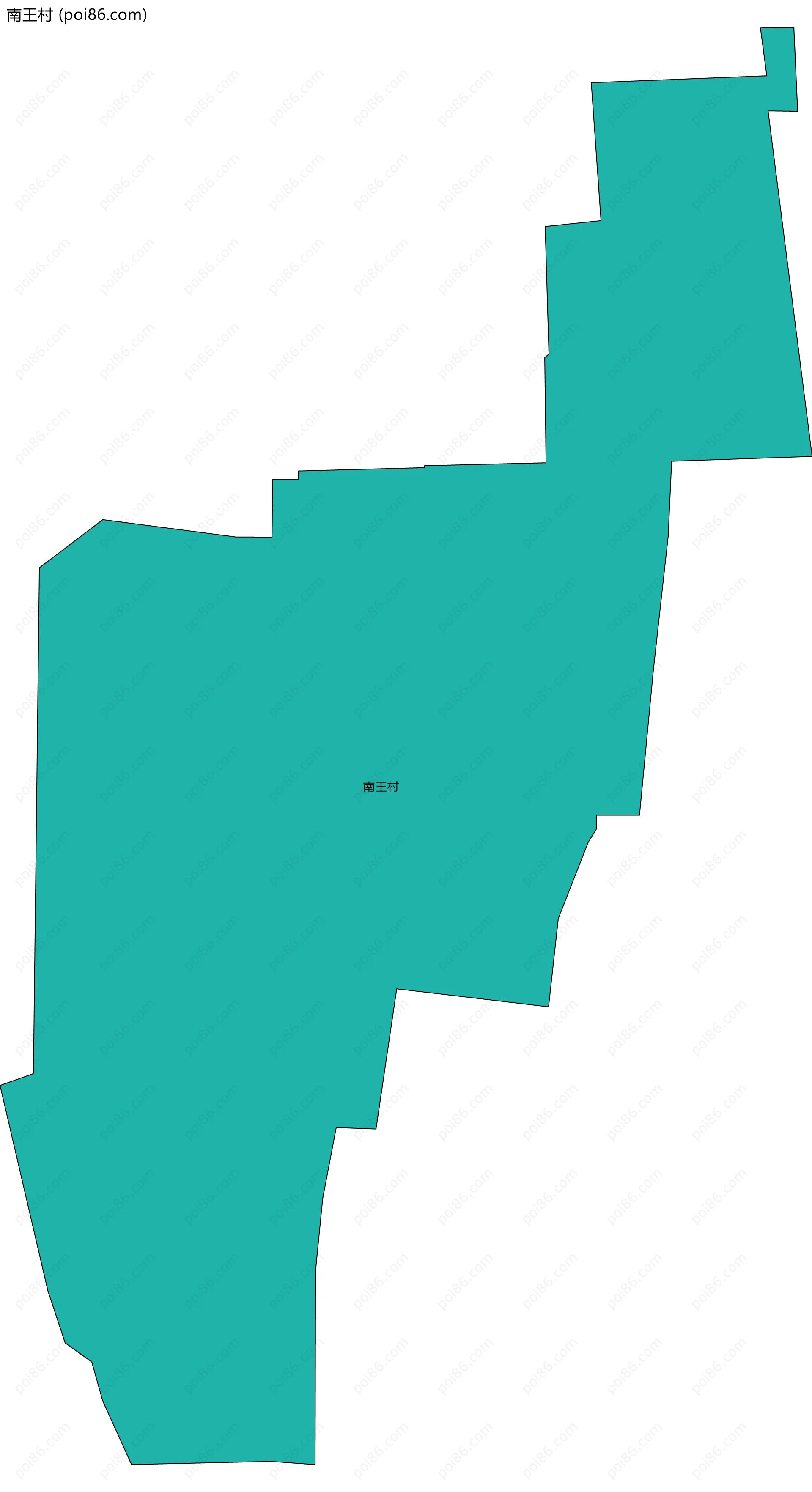 南王村边界地图