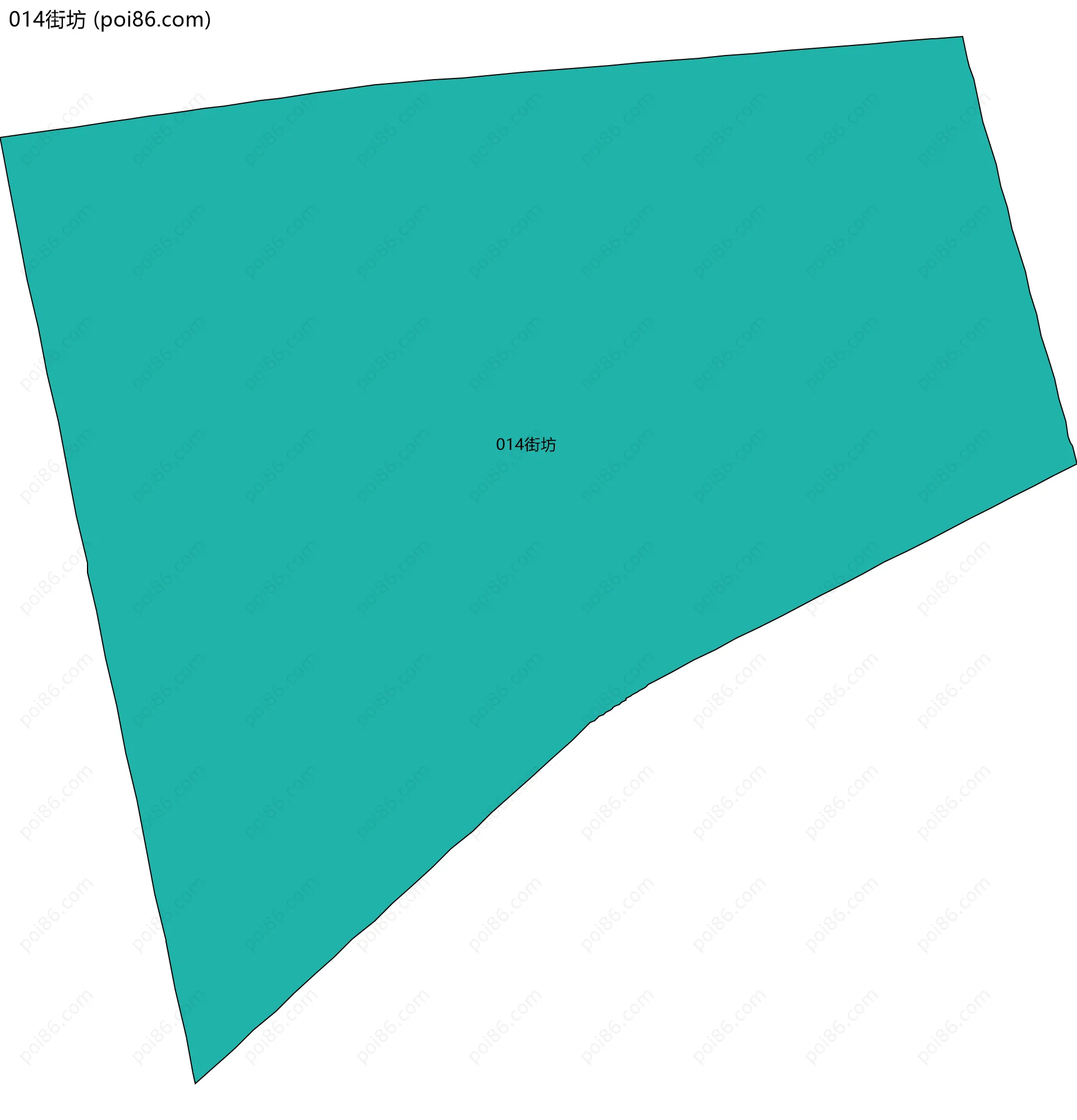 014街坊边界地图