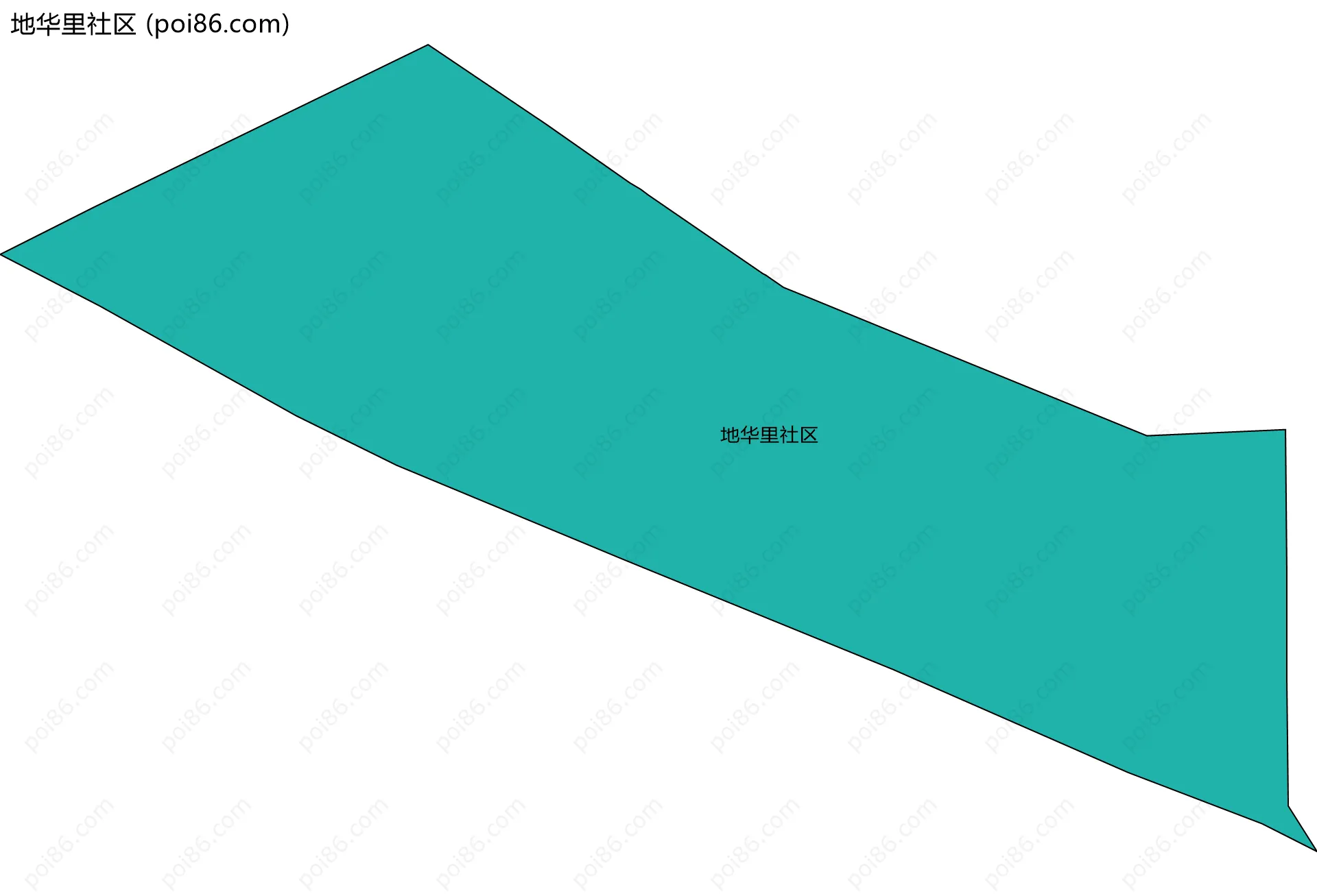 地华里社区边界地图