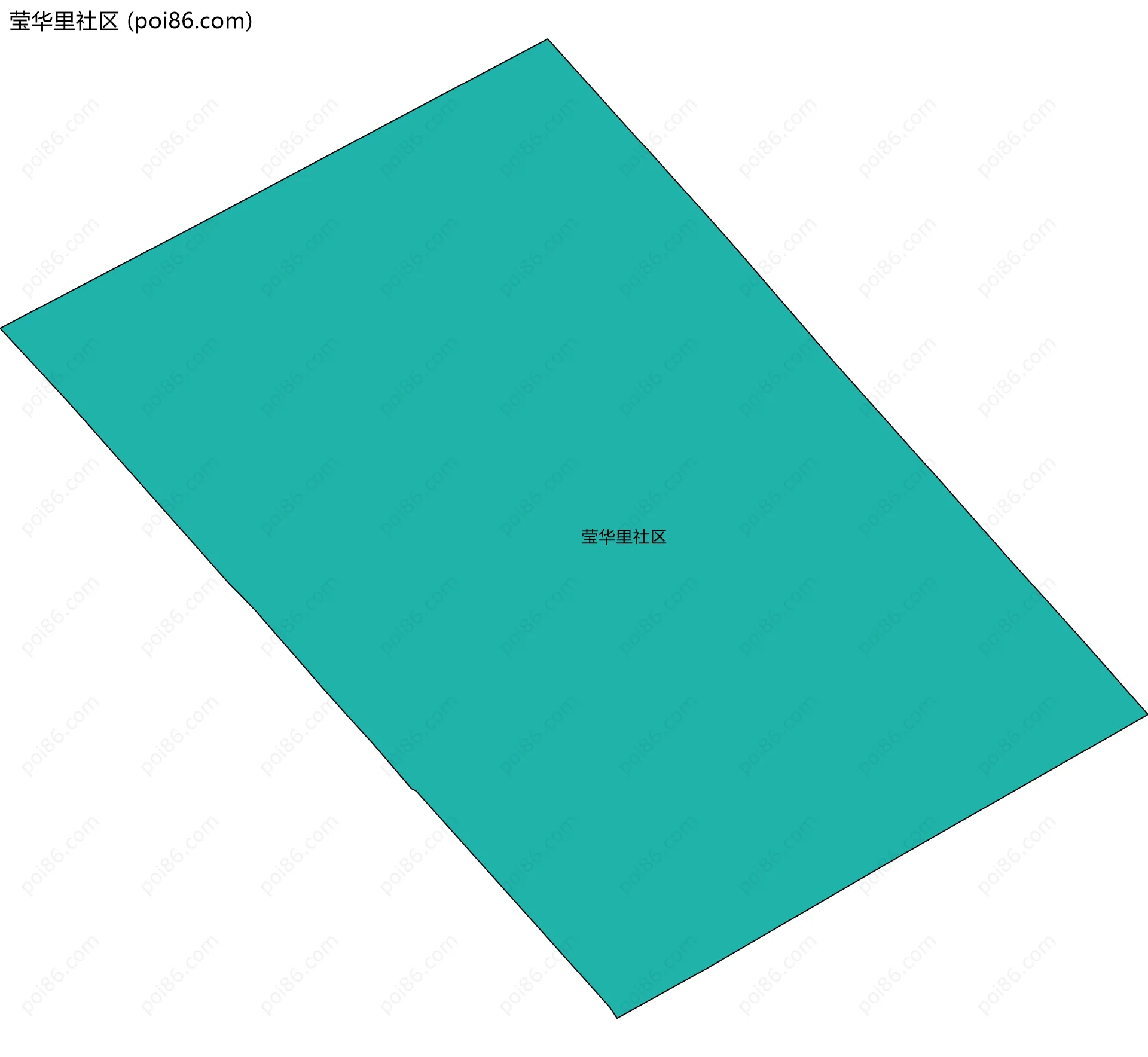 莹华里社区边界地图