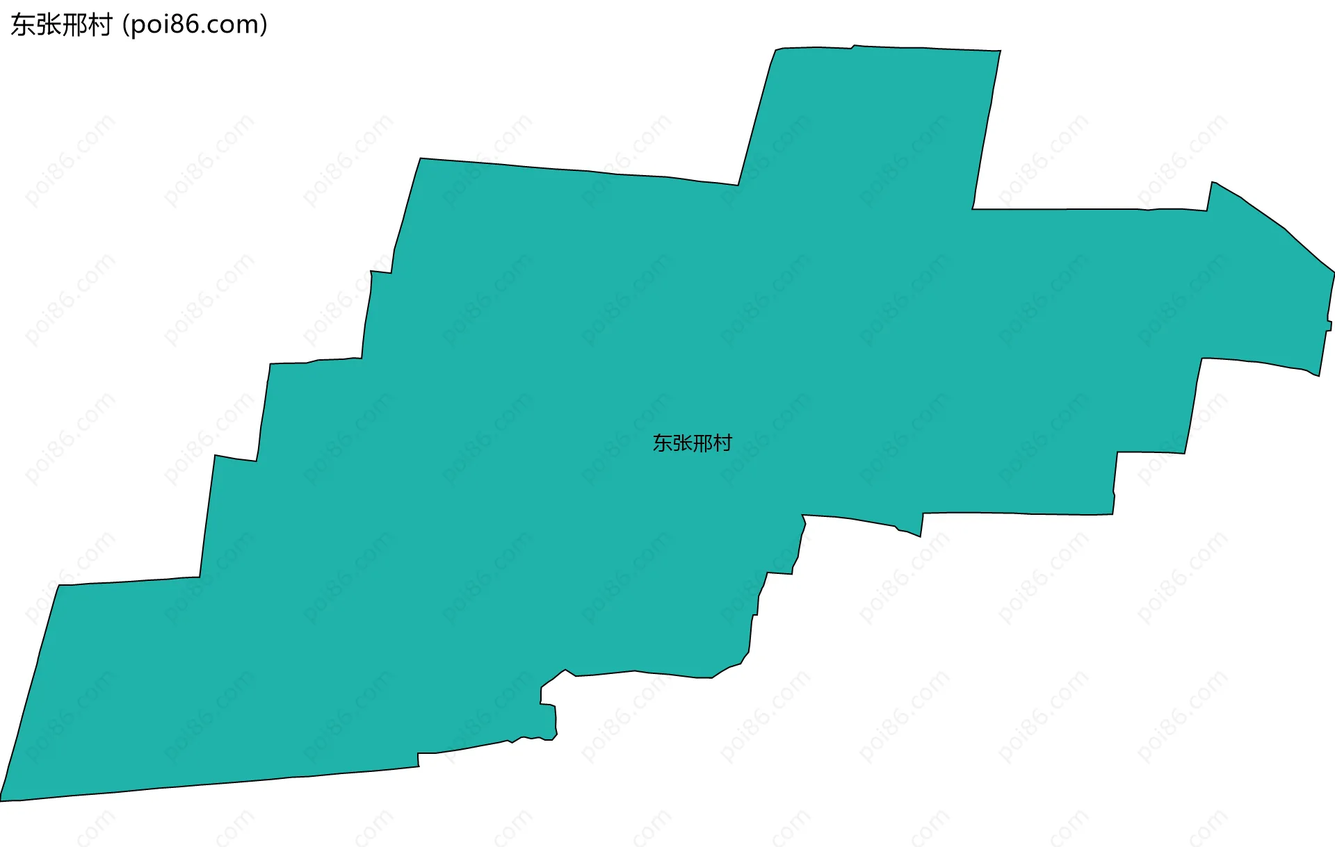 东张邢村边界地图
