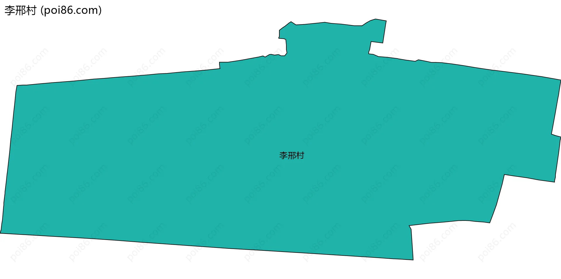 李邢村边界地图