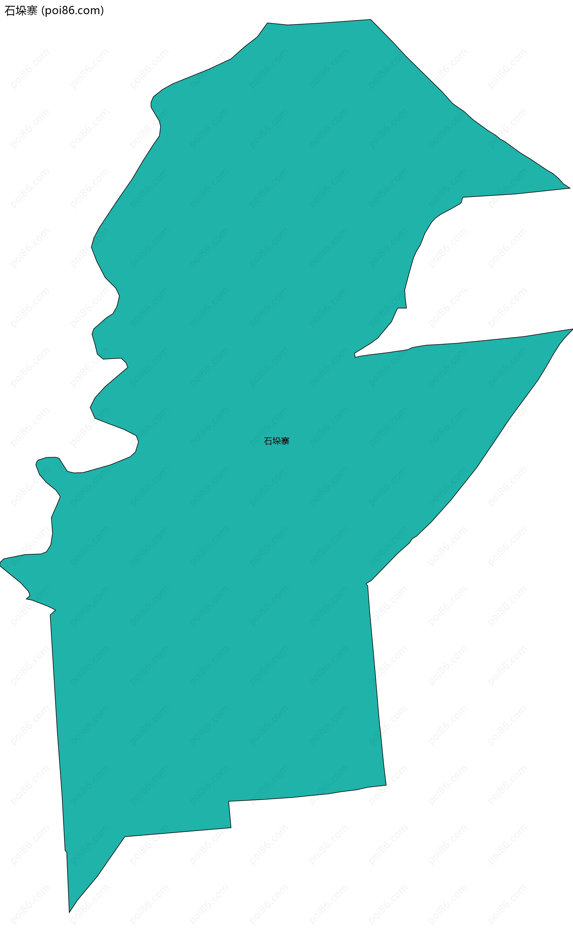 石垛寨边界地图