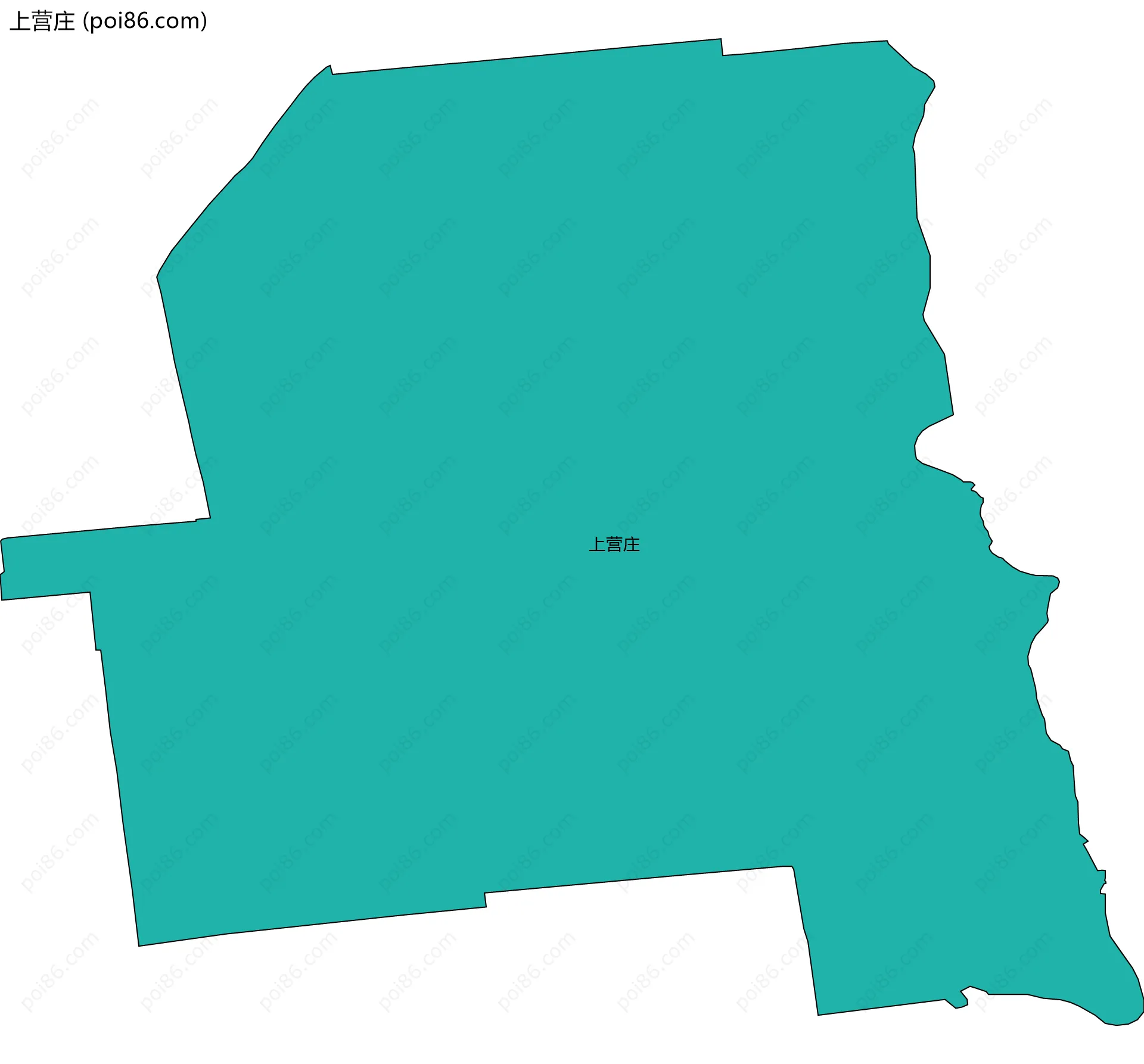 上营庄边界地图