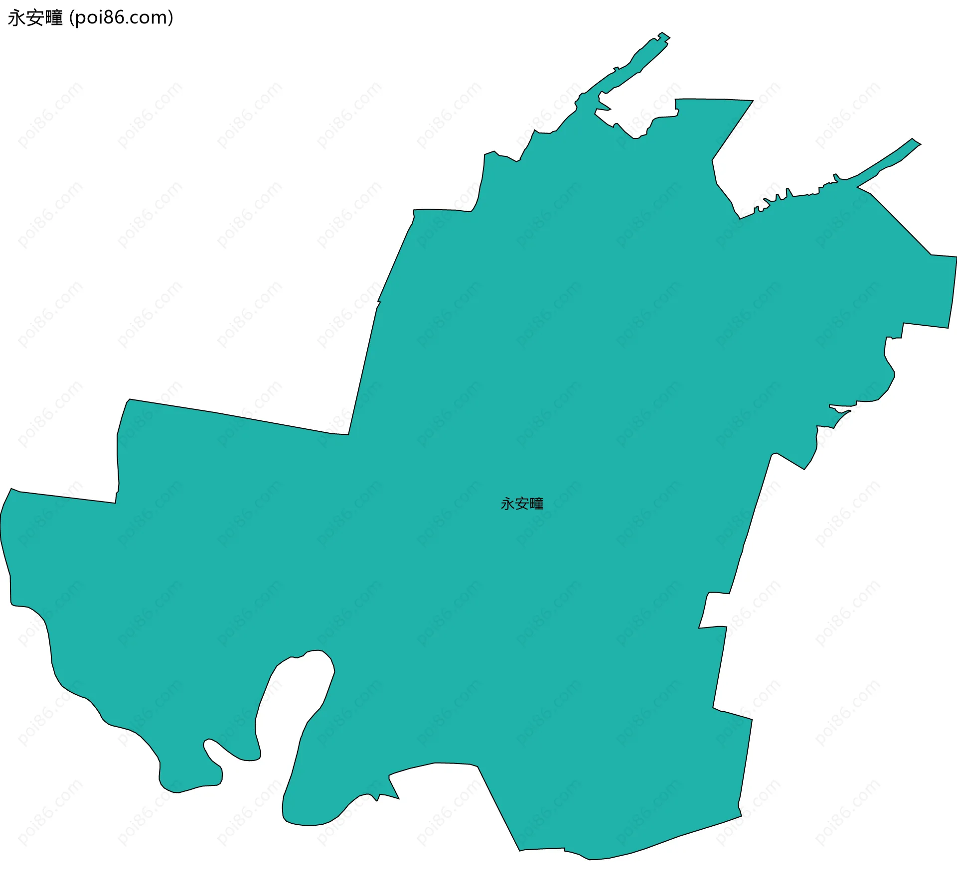 永安疃边界地图