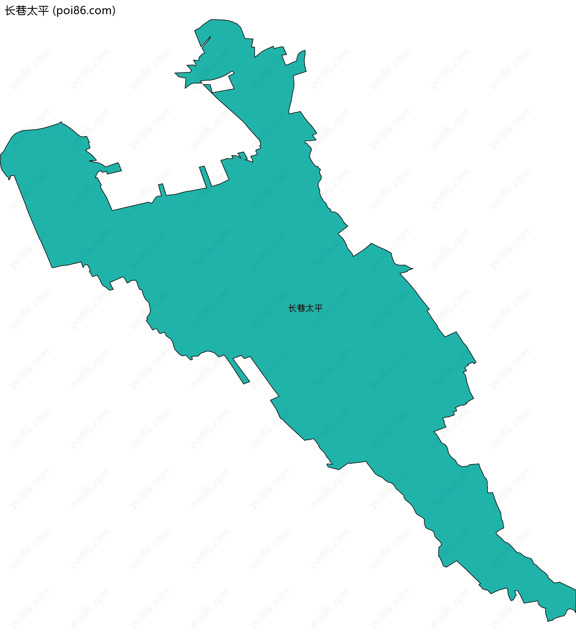 长巷太平边界地图