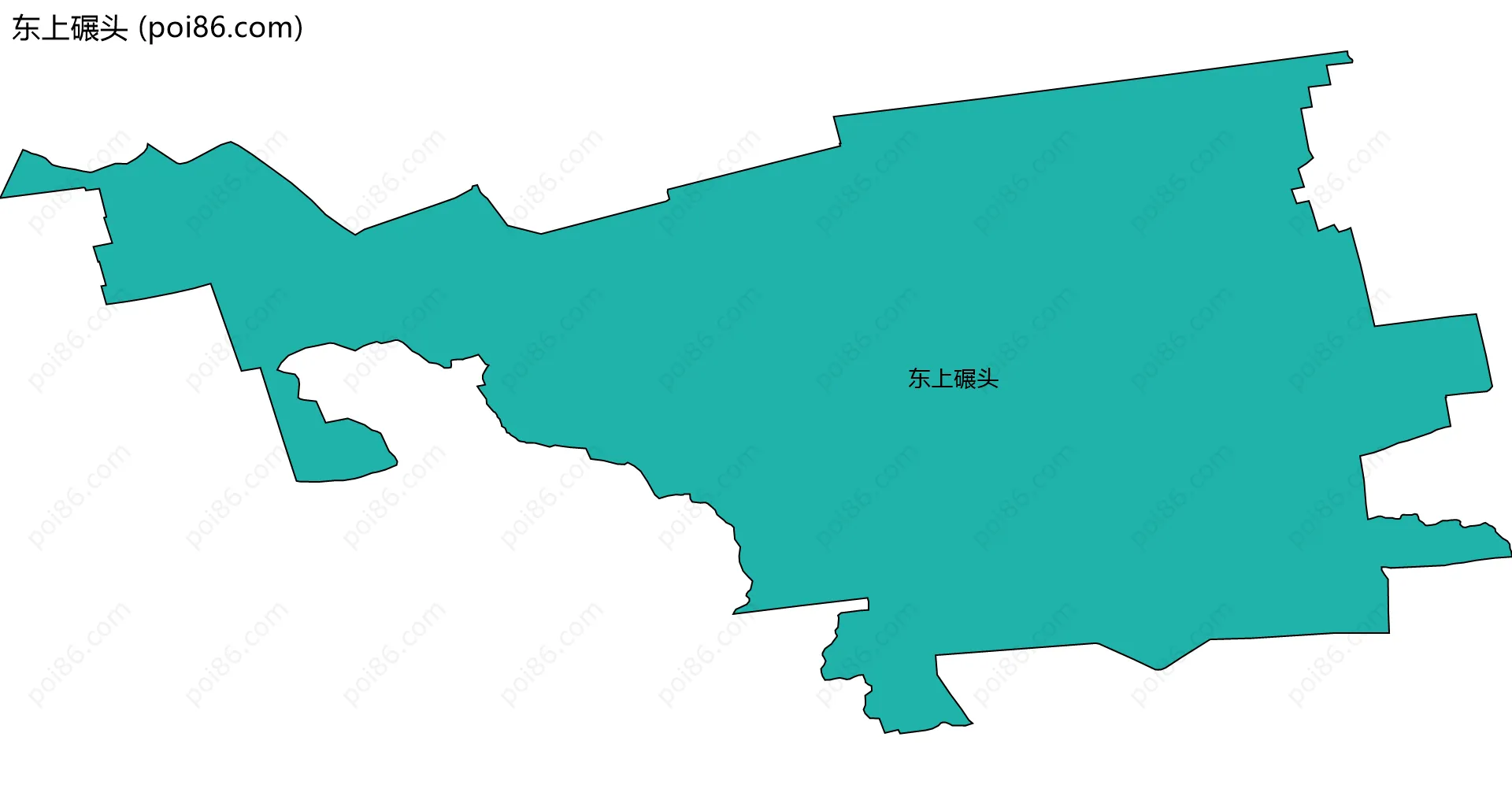 东上碾头边界地图