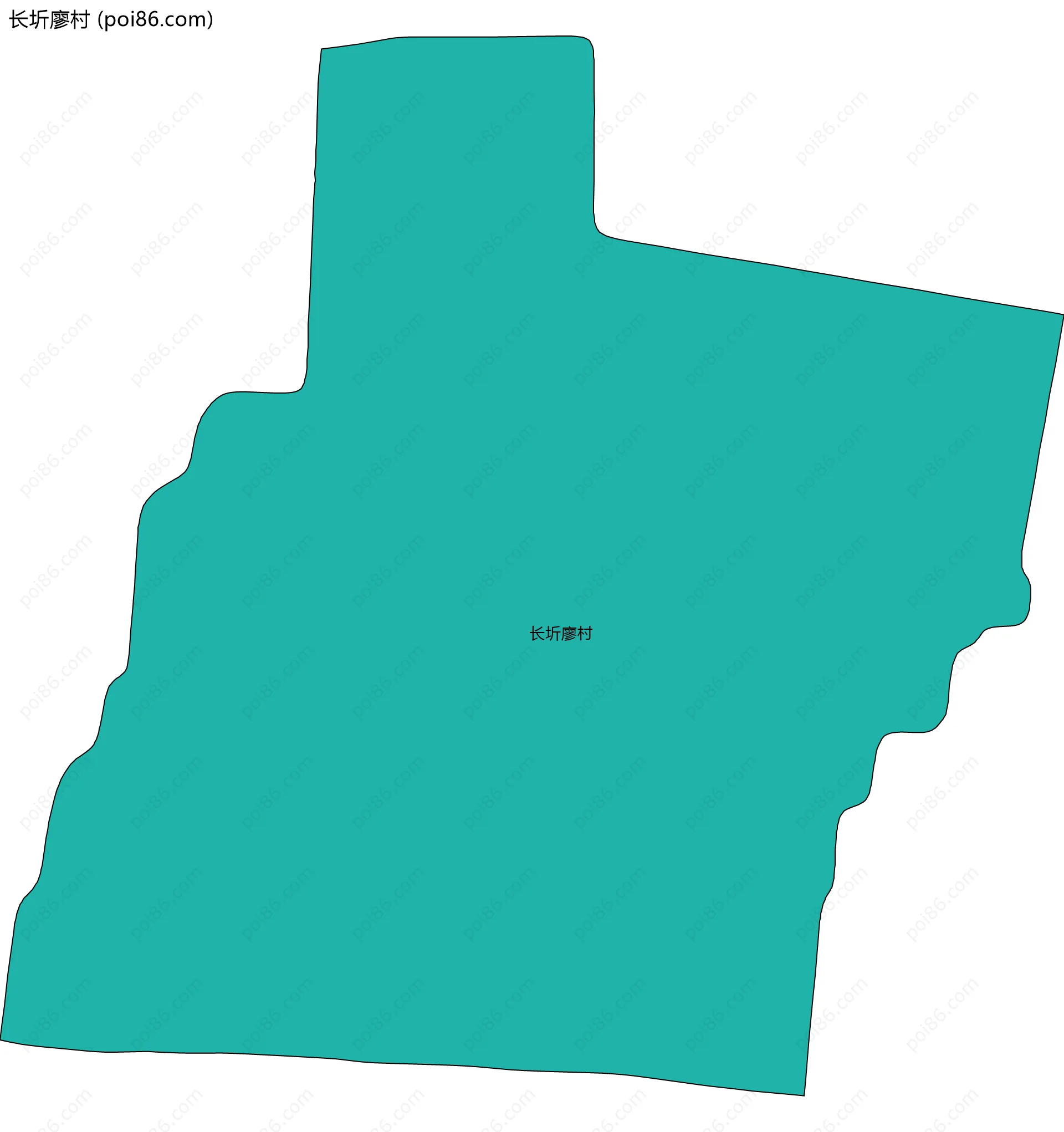 长圻廖村边界地图