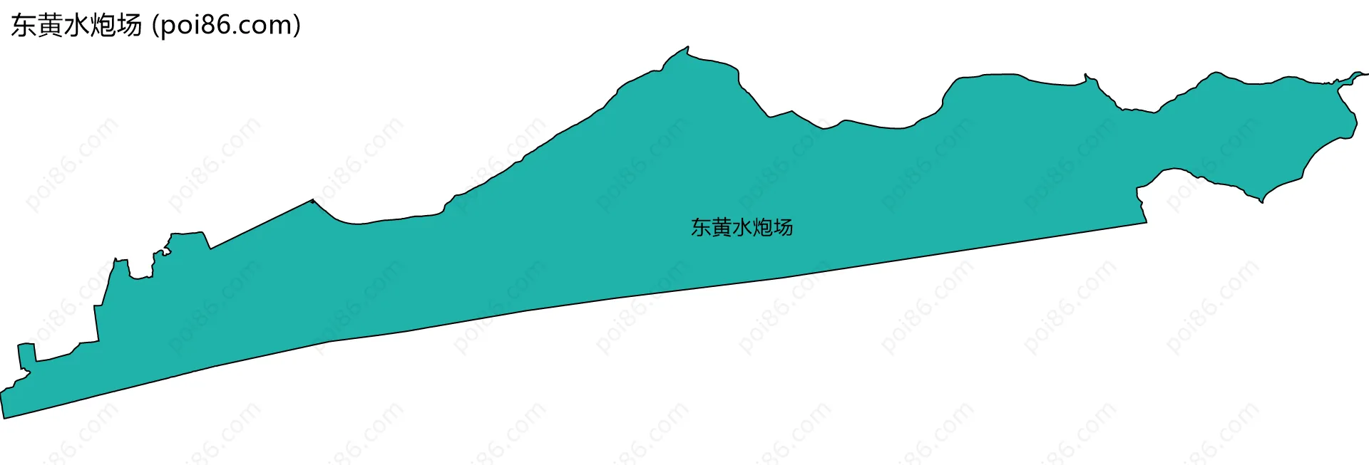 东黄水炮场边界地图
