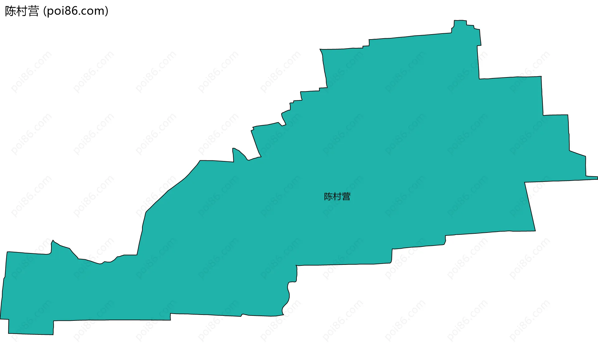 陈村营边界地图