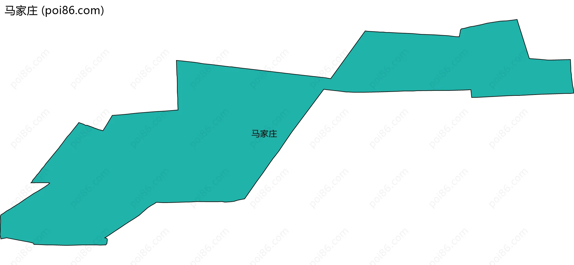 马家庄边界地图