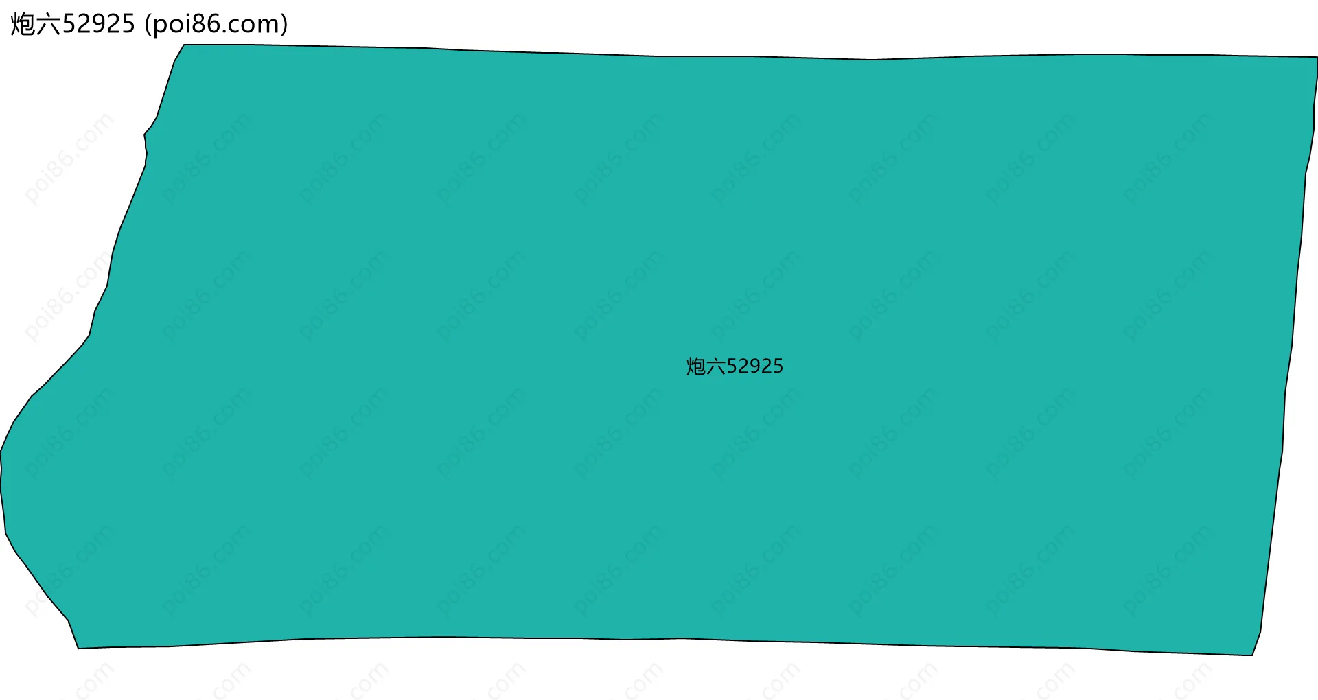 炮六52925边界地图
