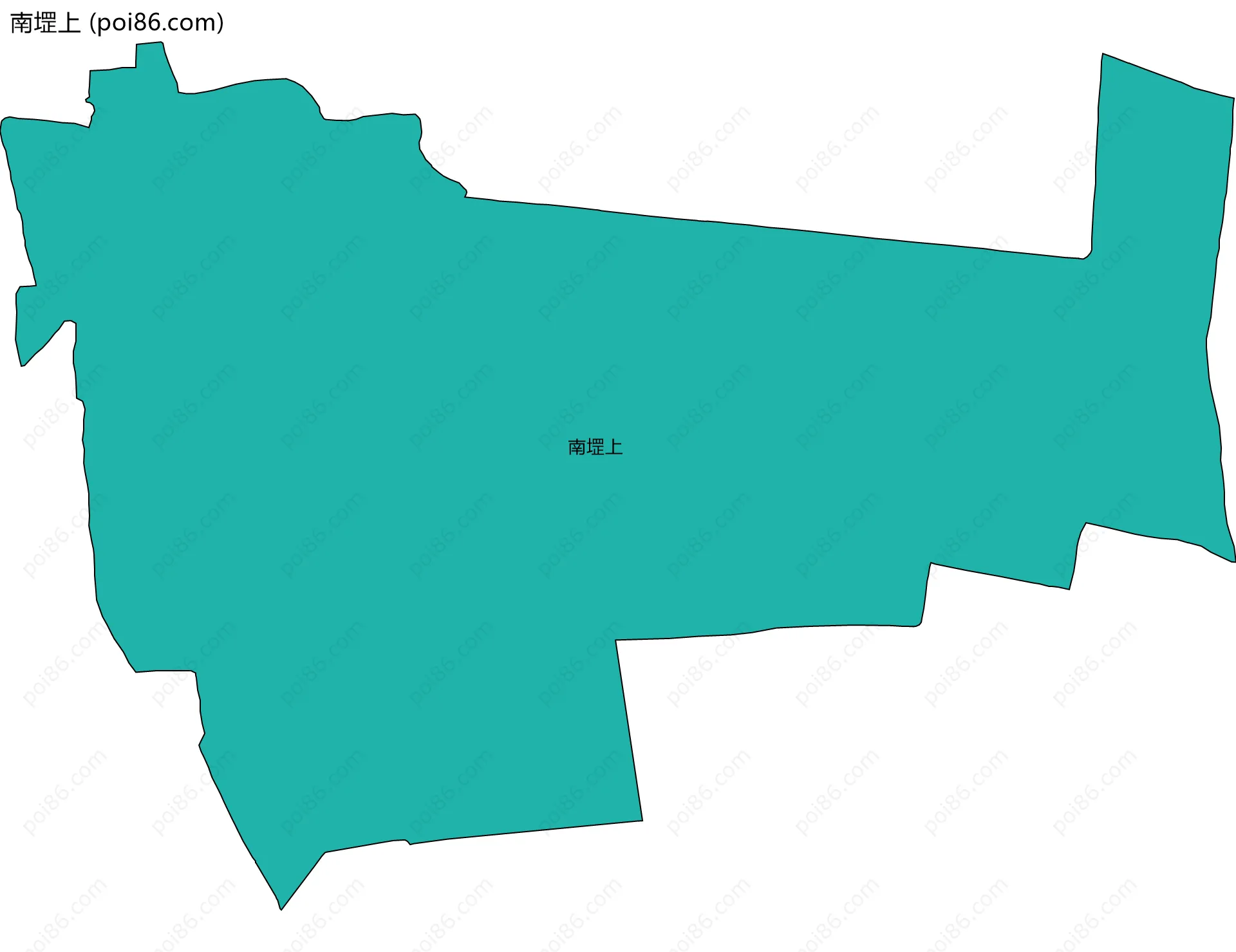 南堽上边界地图