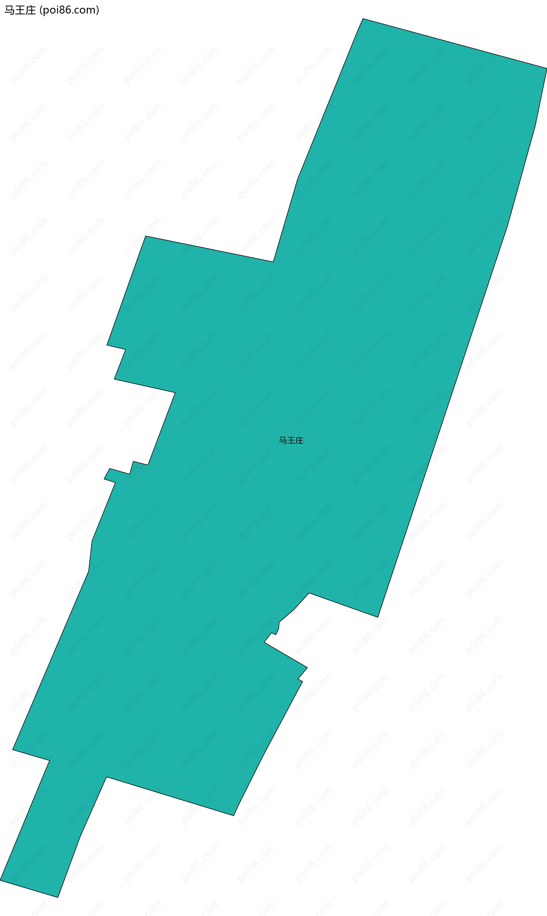 马王庄边界地图