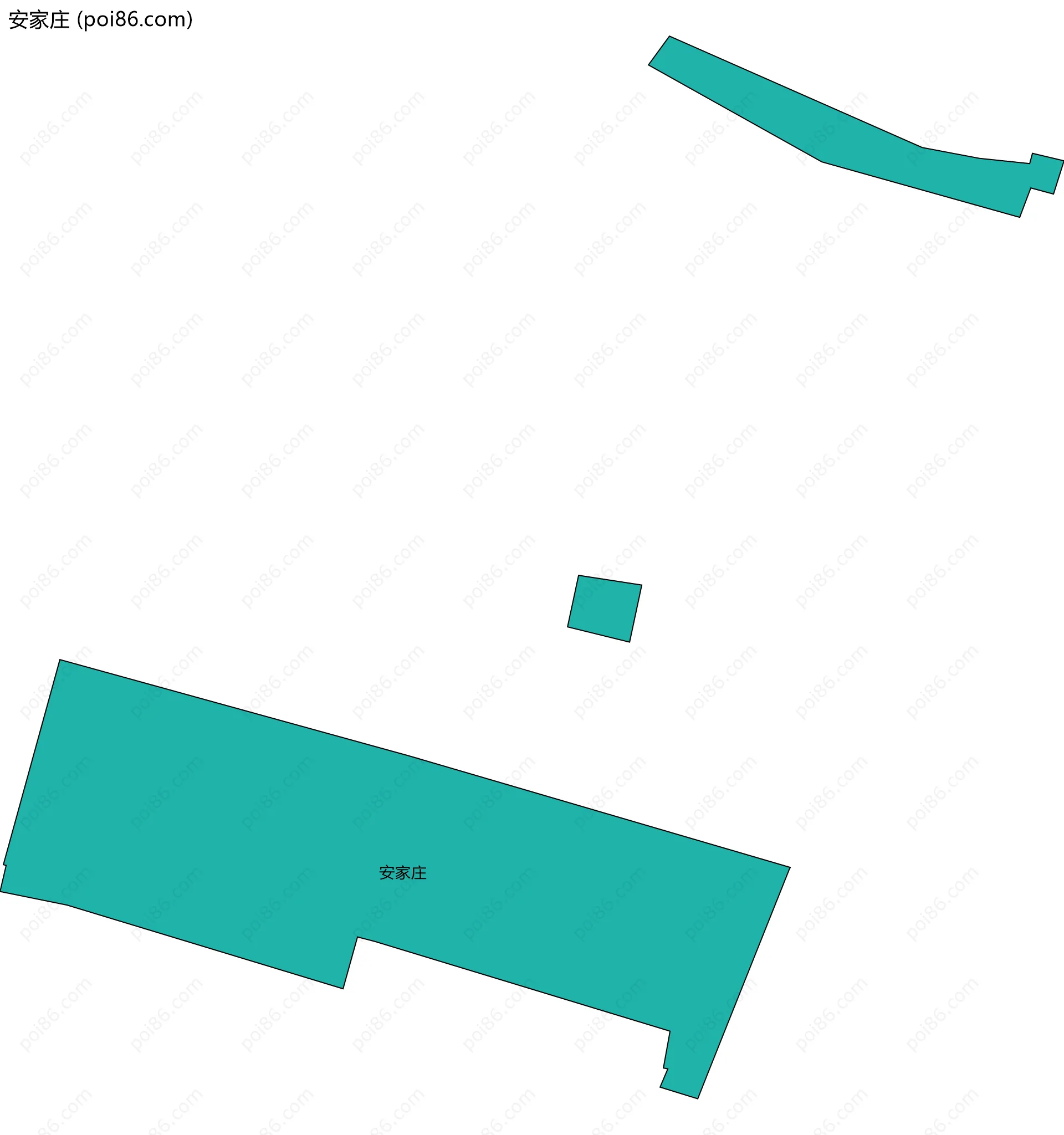 安家庄边界地图