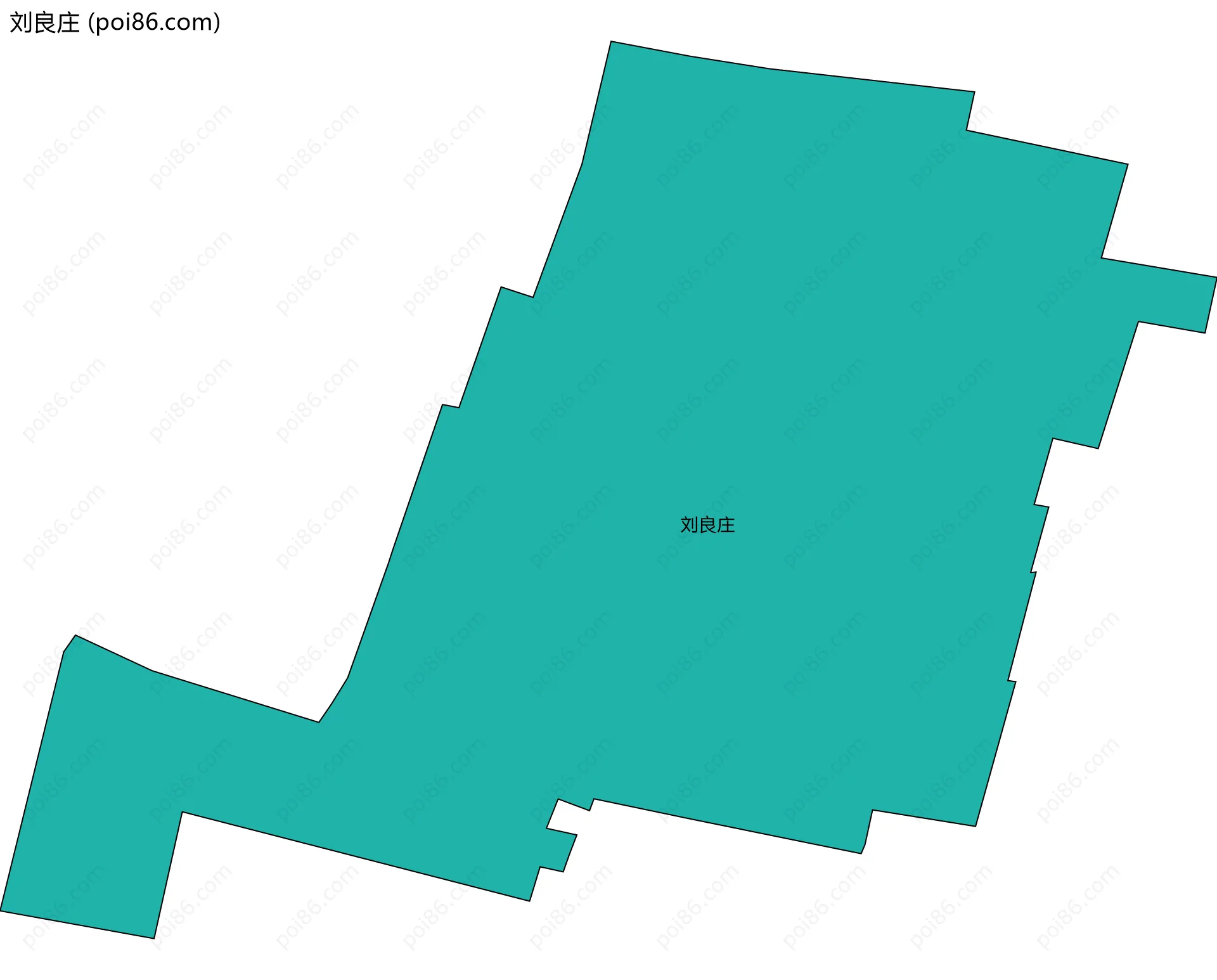 刘良庄边界地图