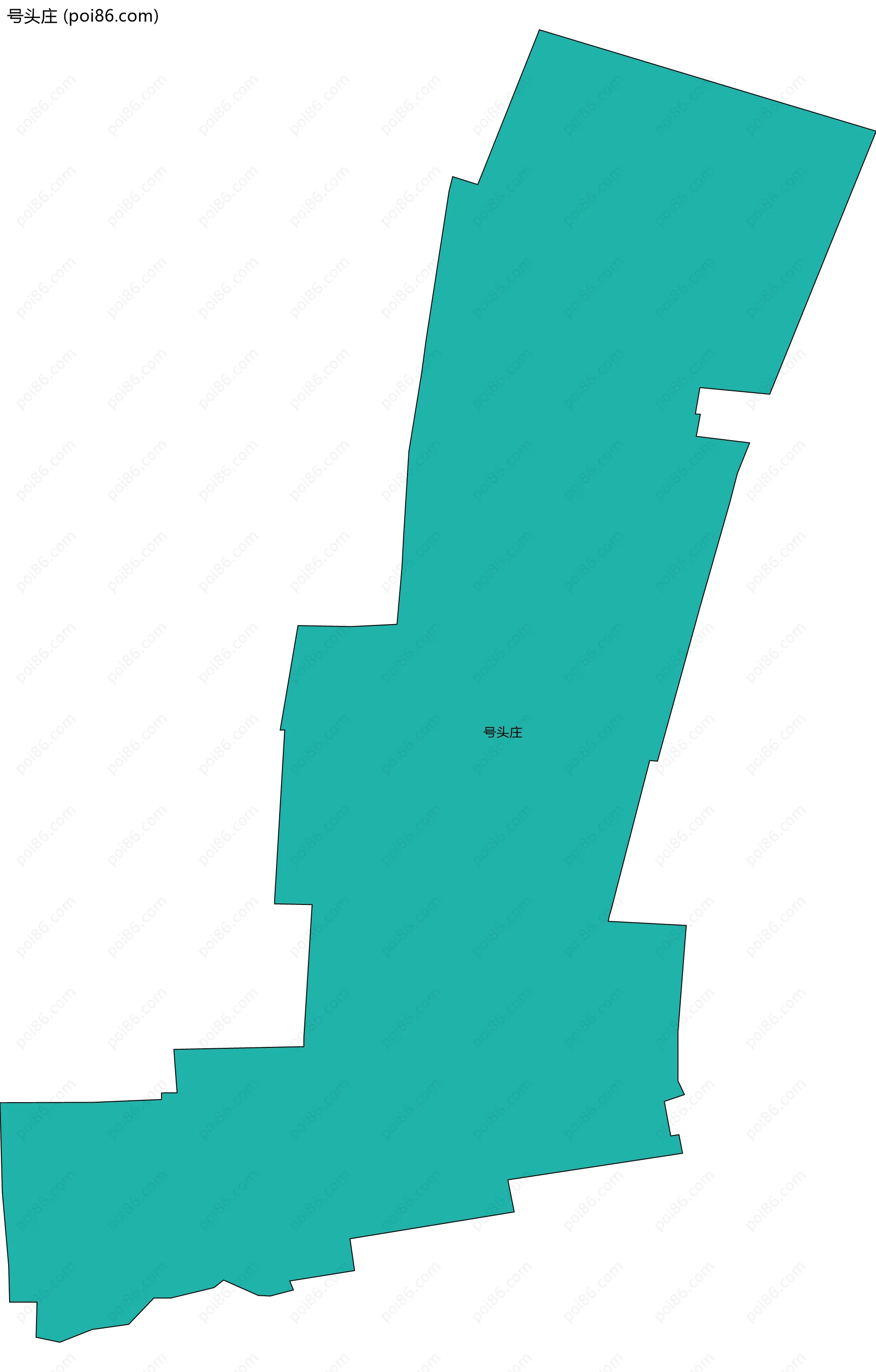 号头庄边界地图