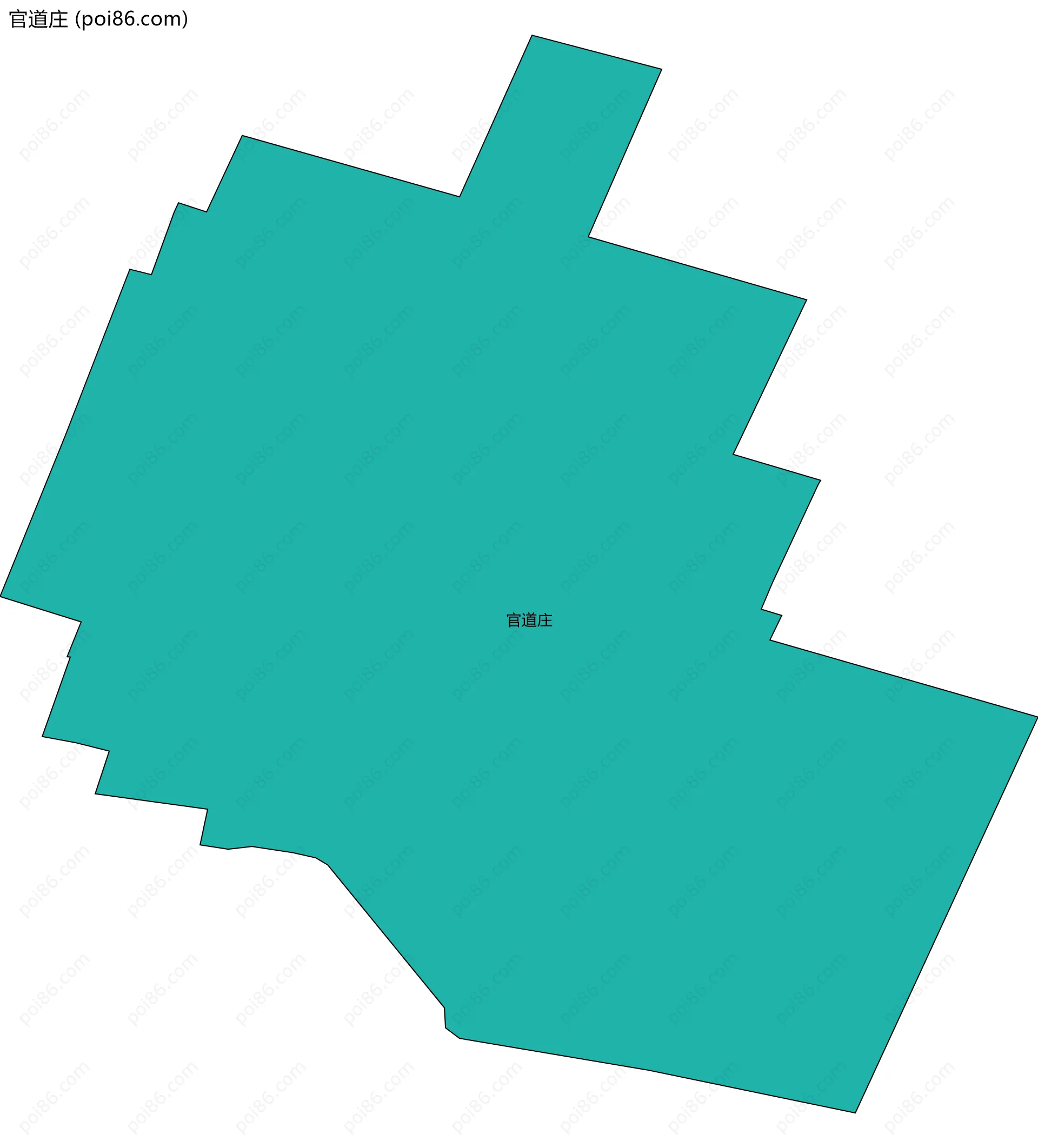 官道庄边界地图