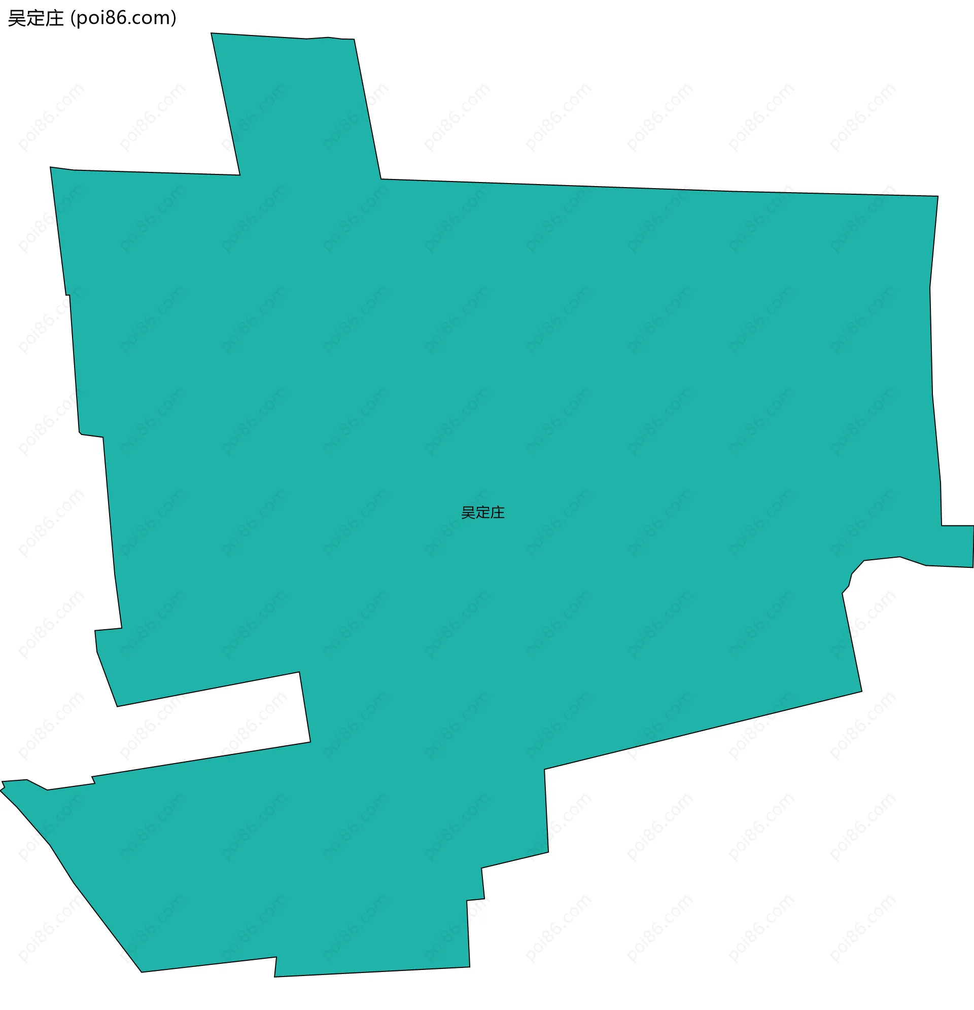 吴定庄边界地图