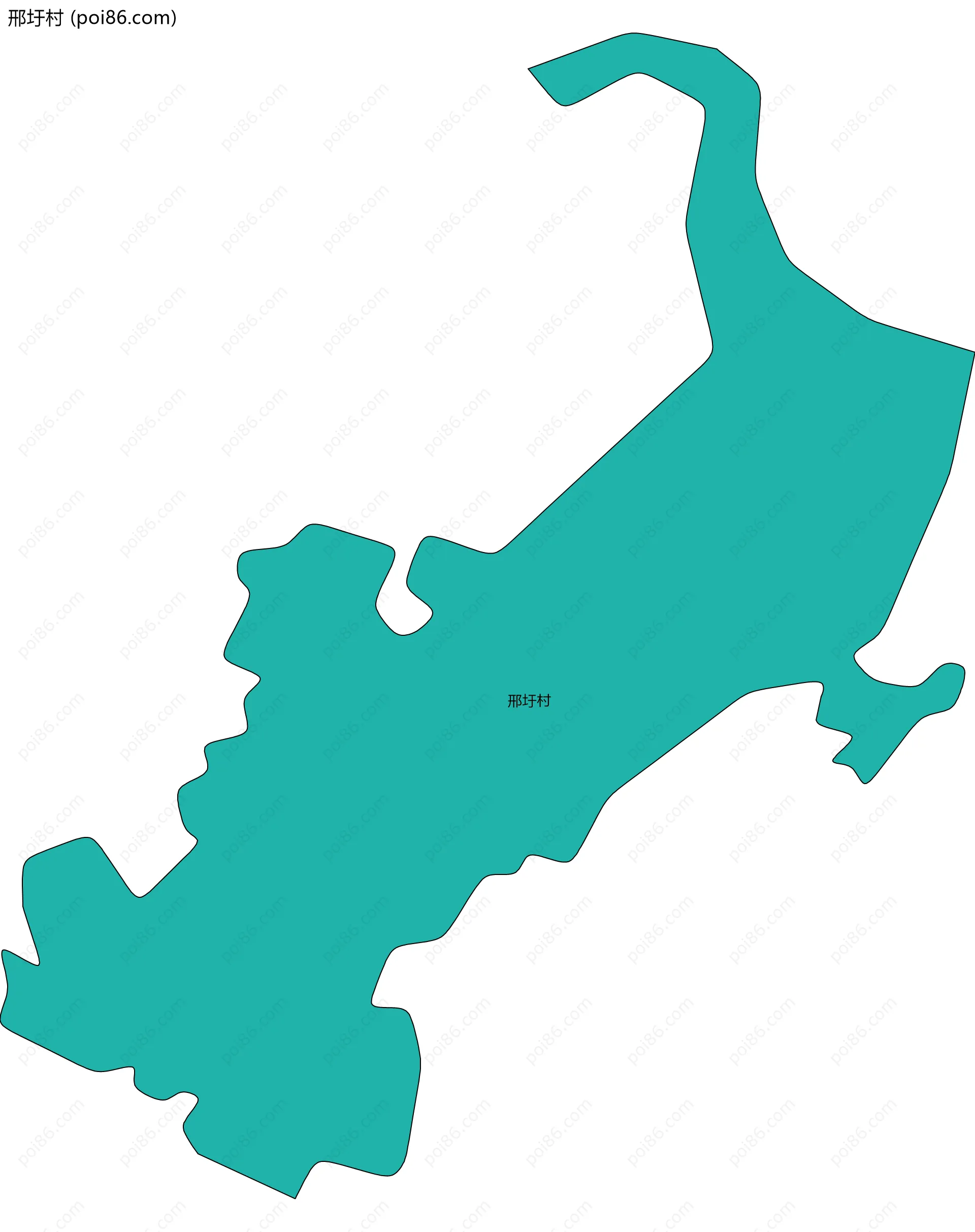 邢圩村边界地图