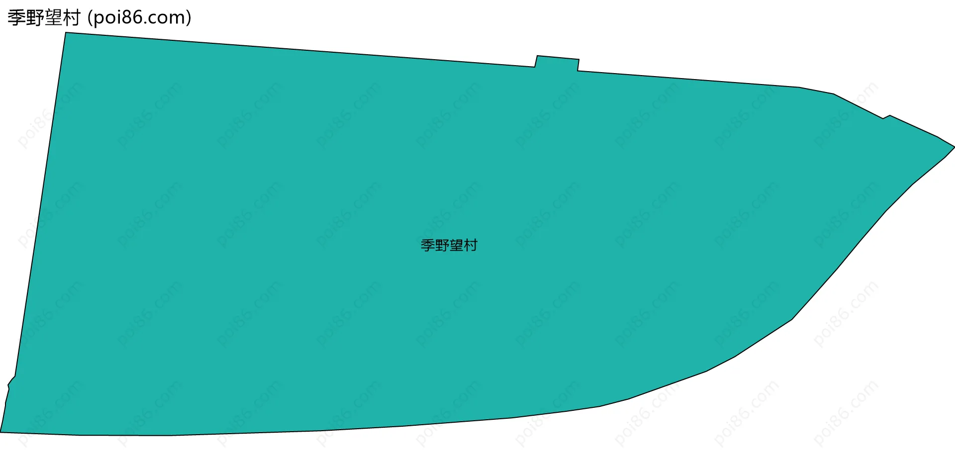 季野望村边界地图