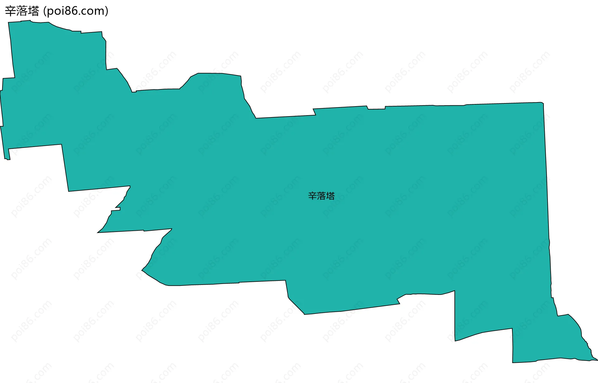 辛落塔边界地图