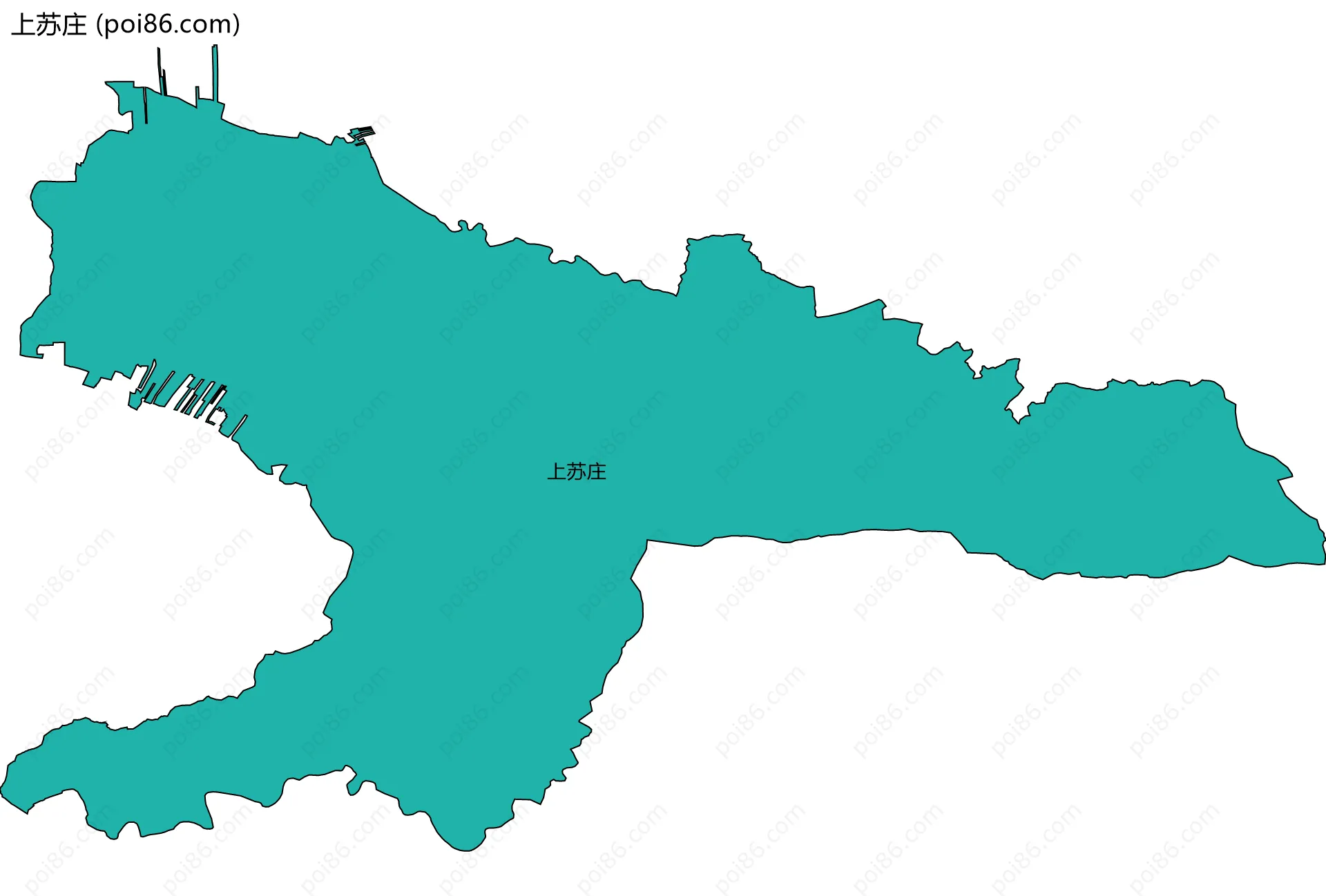 上苏庄边界地图