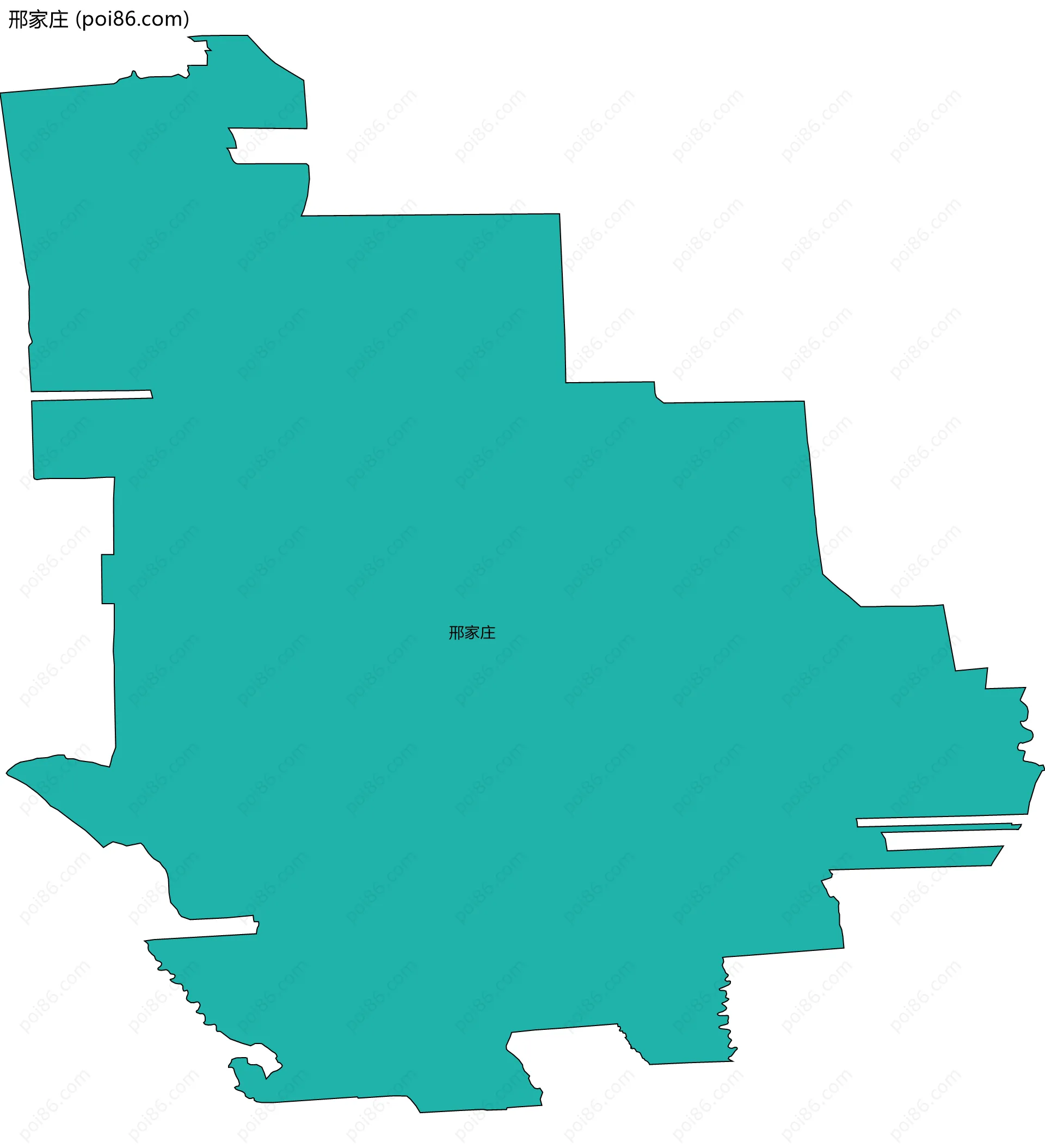 邢家庄边界地图