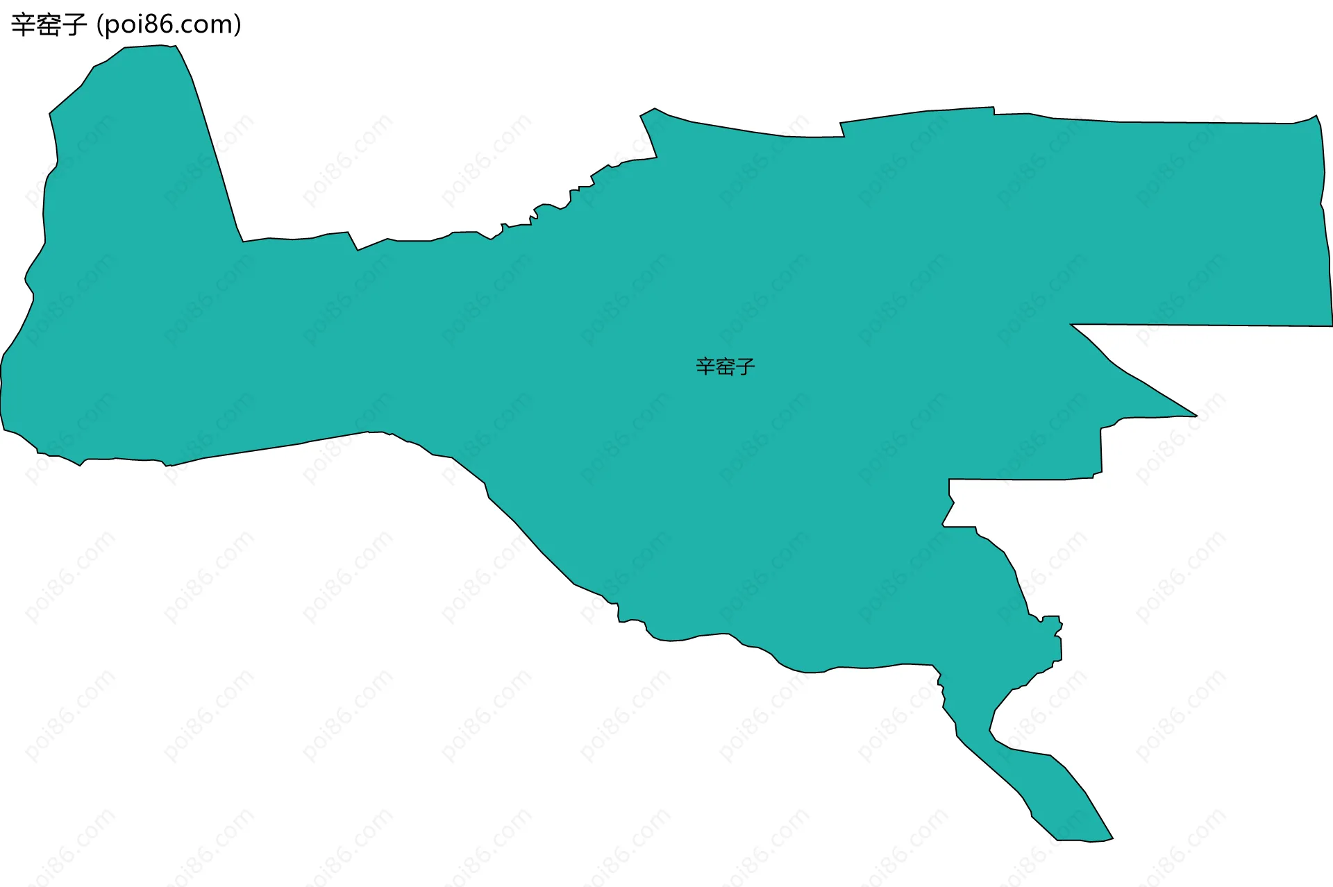 辛窑子边界地图