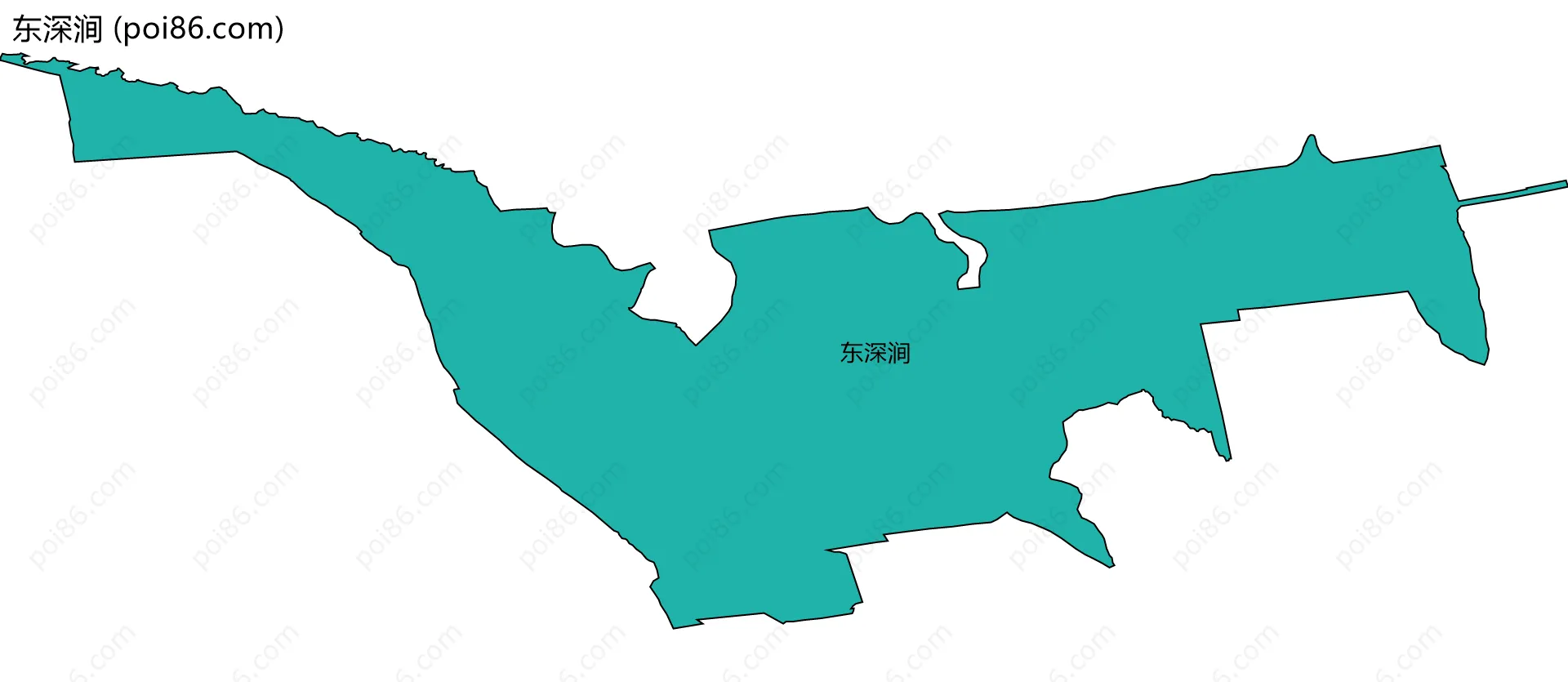 东深涧边界地图