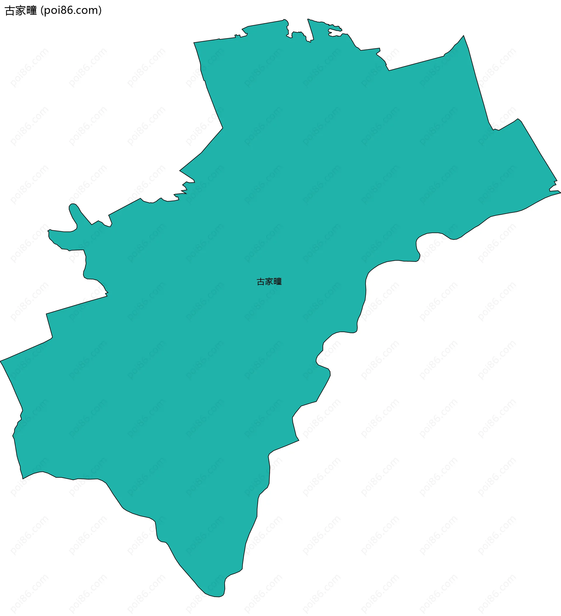 古家疃边界地图