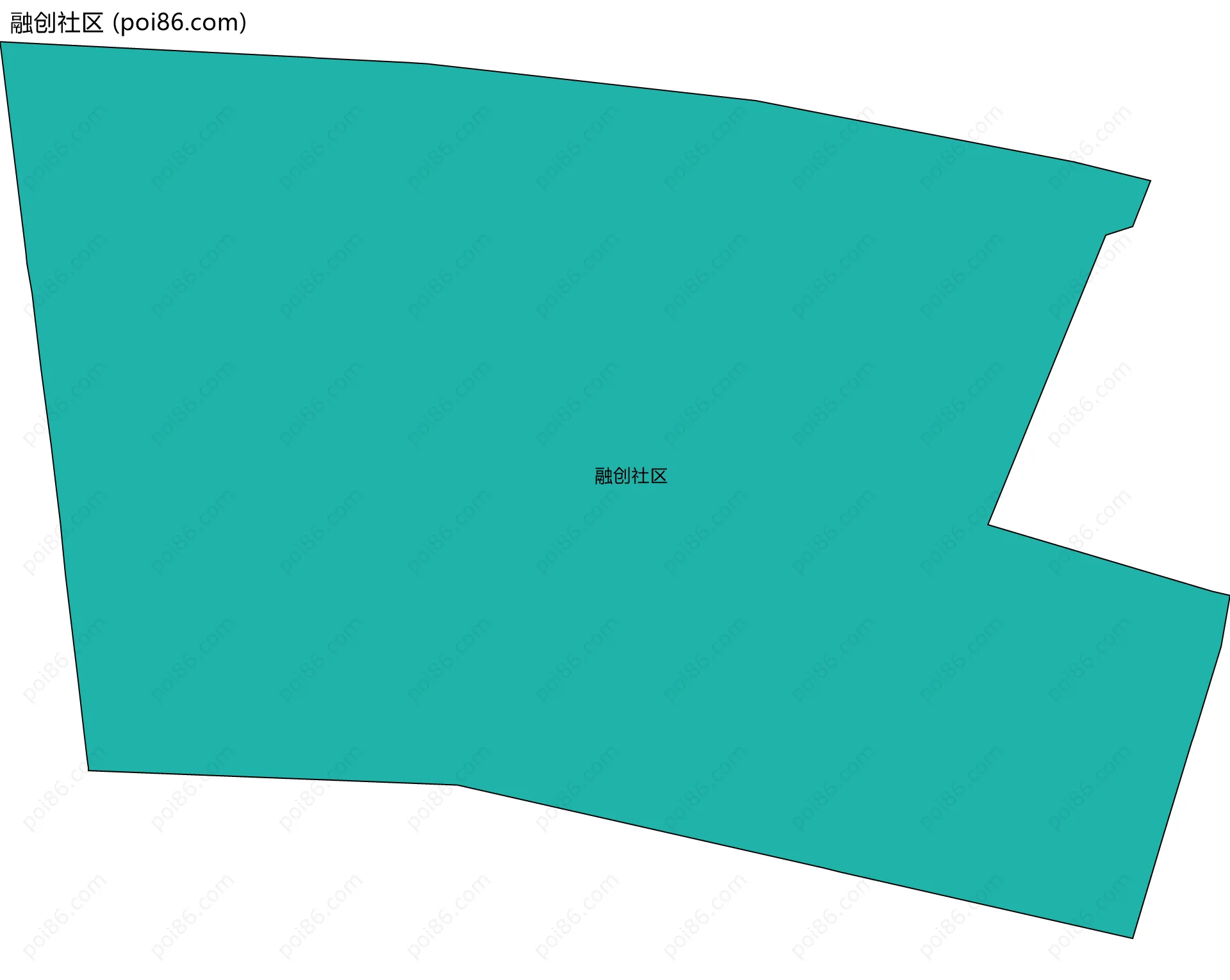 融创社区边界地图
