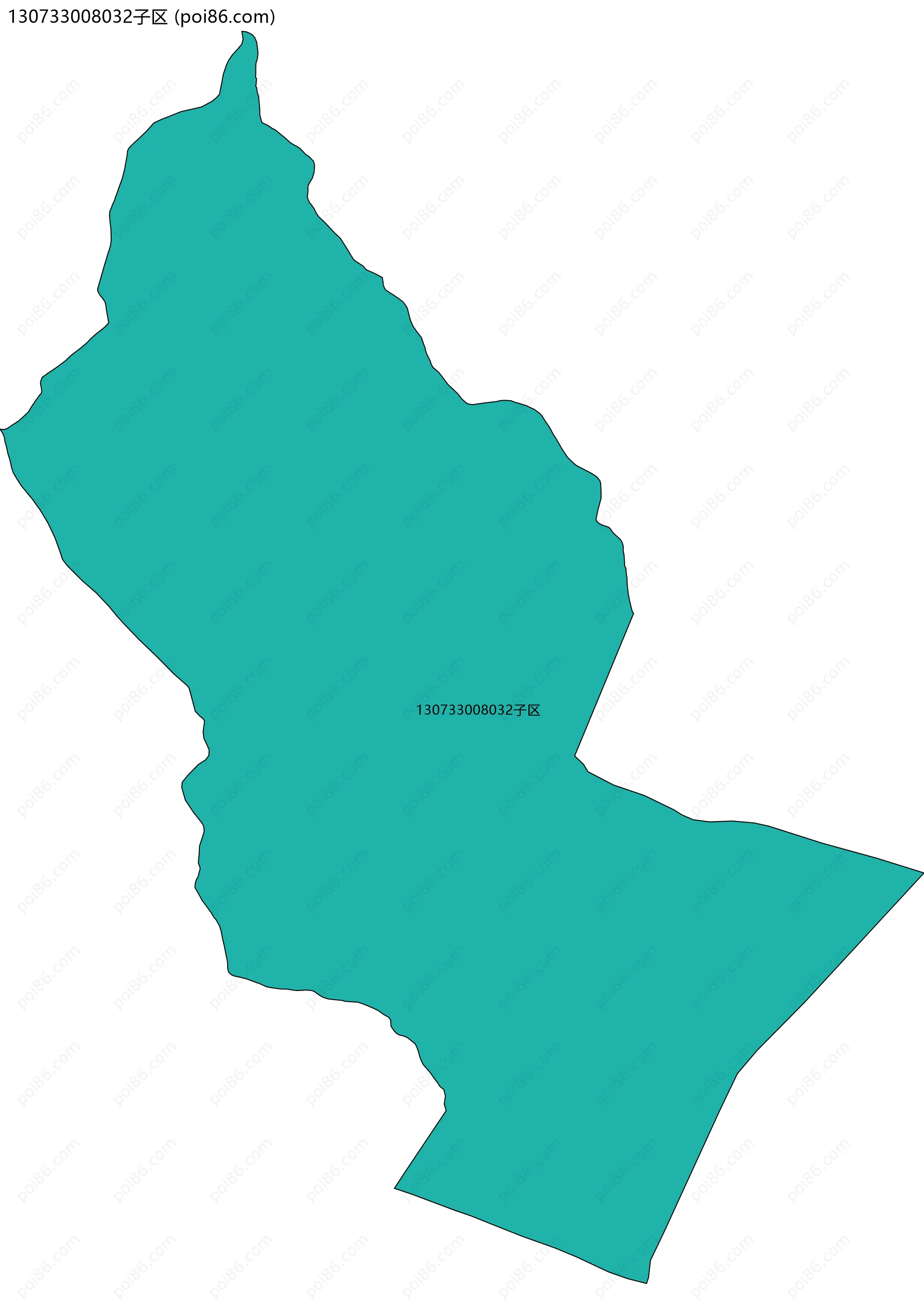 130733008032子区边界地图