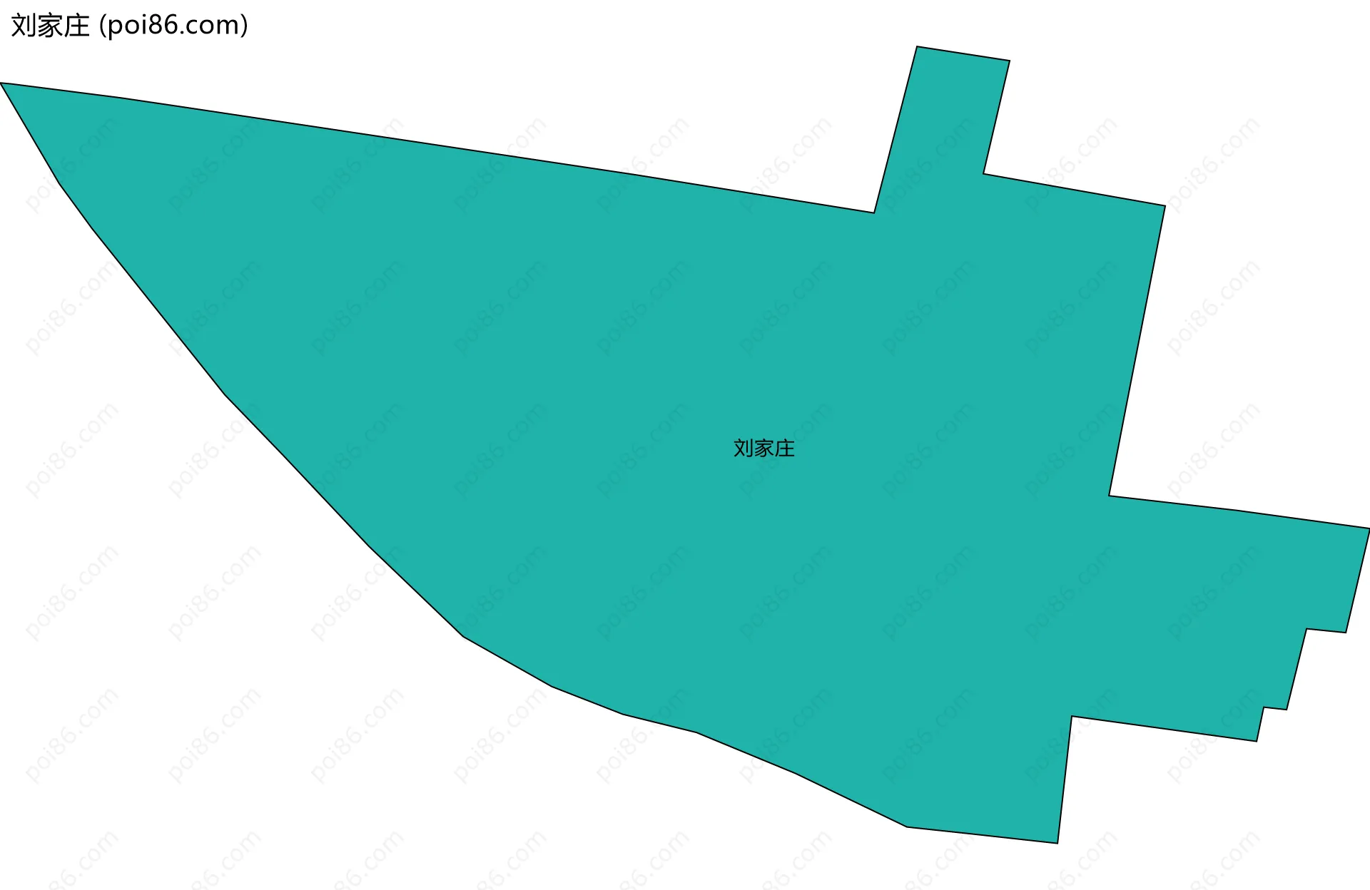 刘家庄边界地图