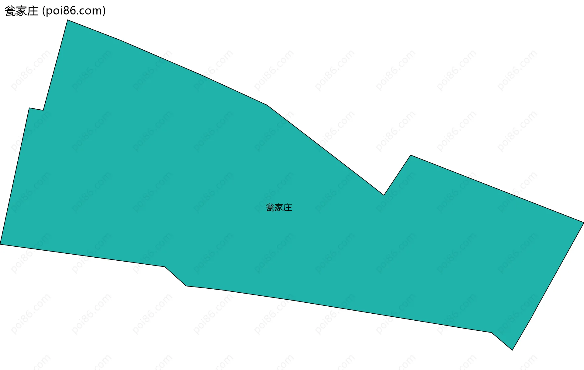 瓮家庄边界地图