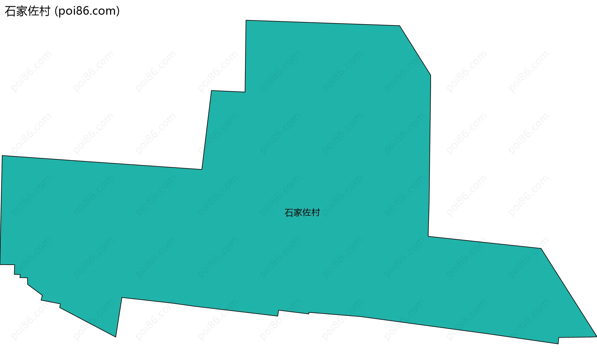 石家佐村边界地图