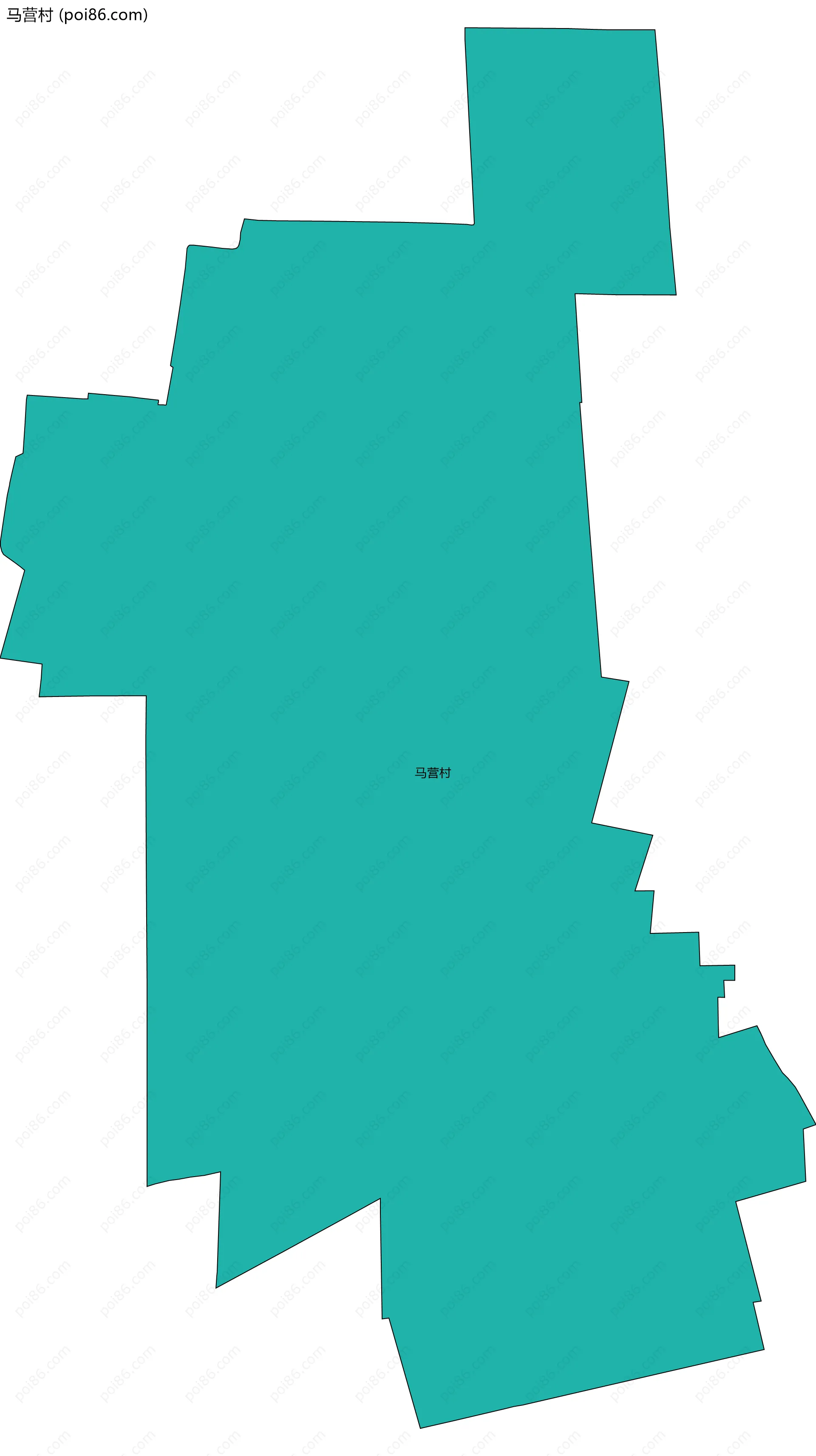 马营村边界地图