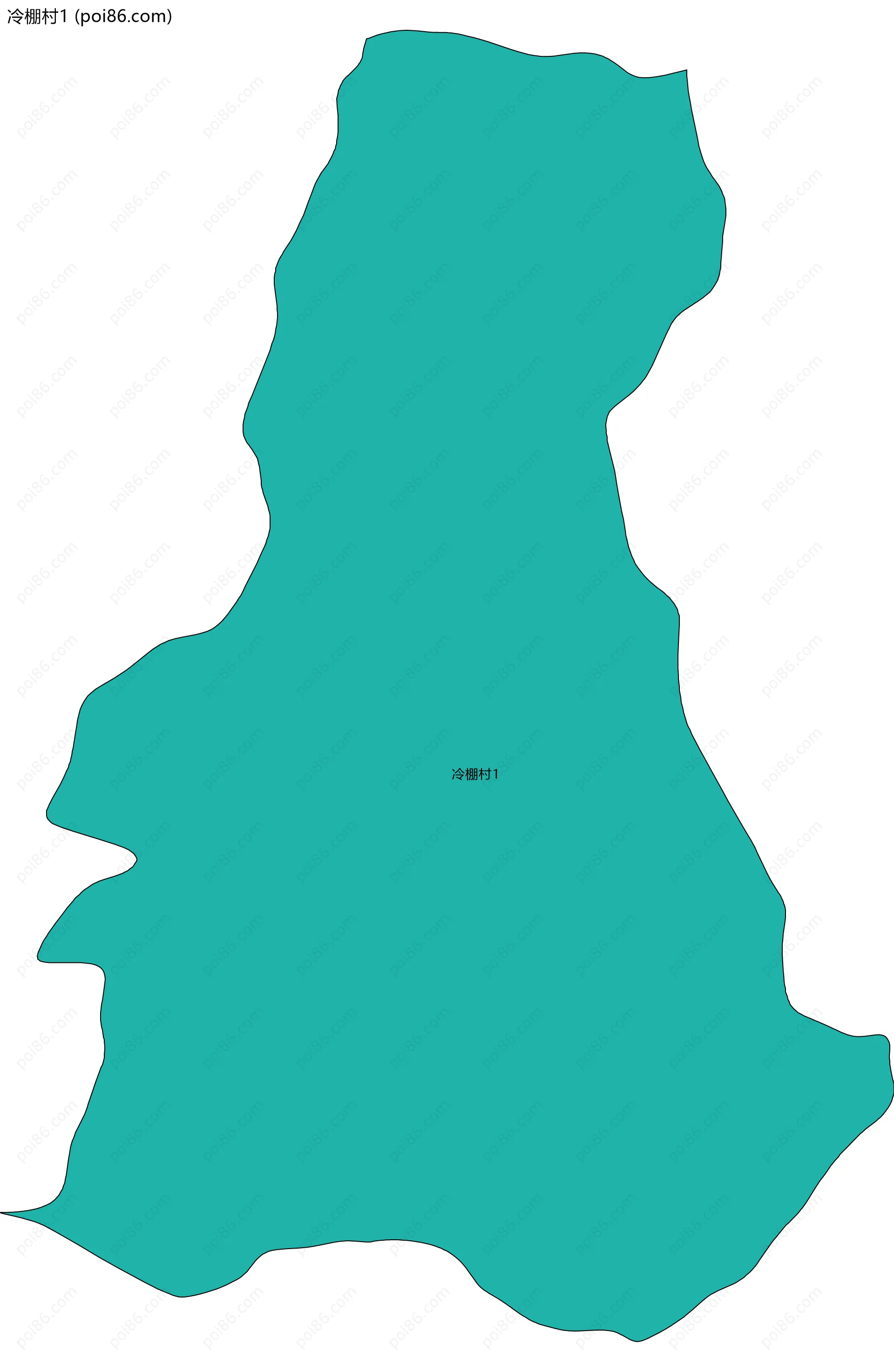 冷棚村1边界地图