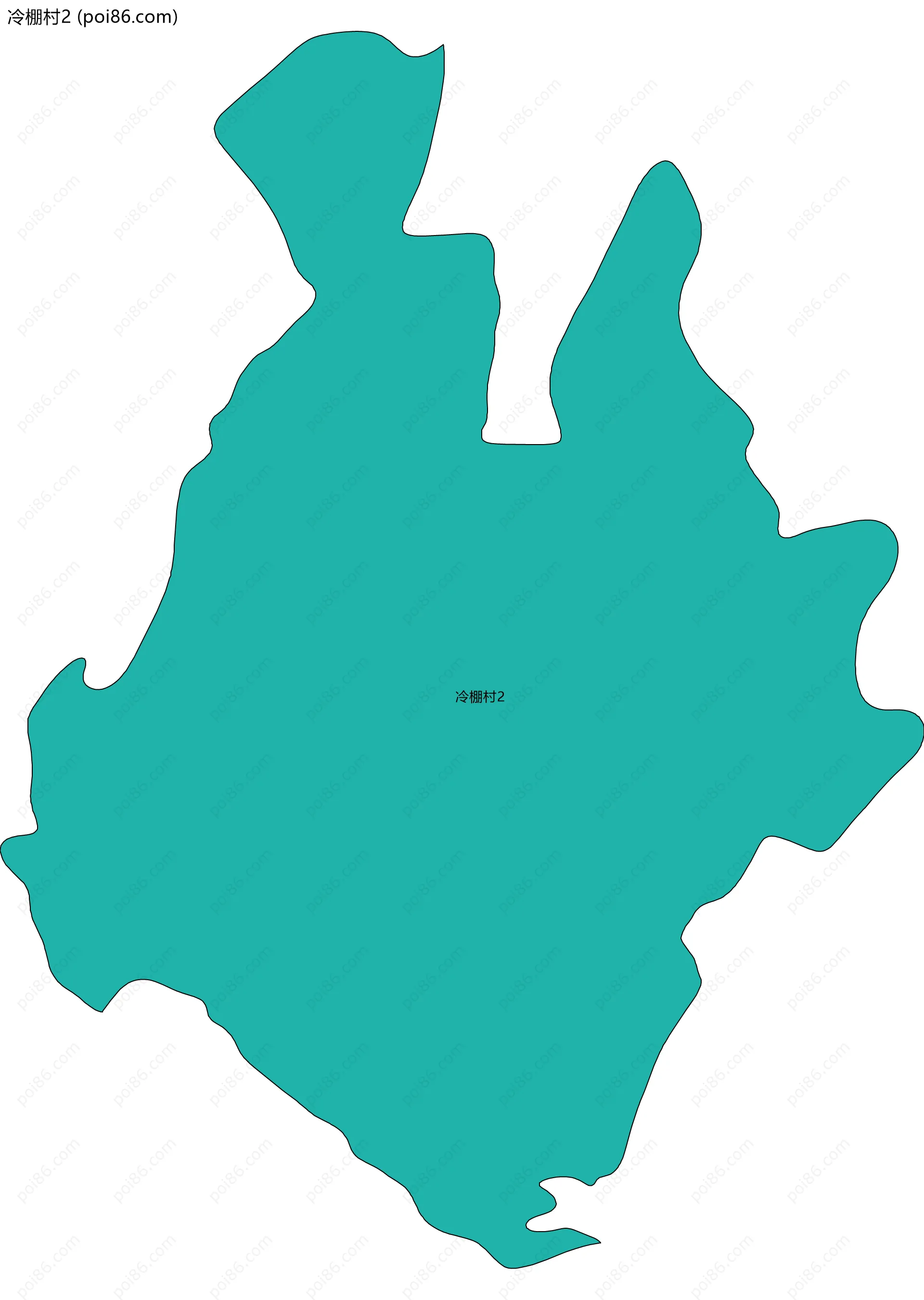 冷棚村2边界地图