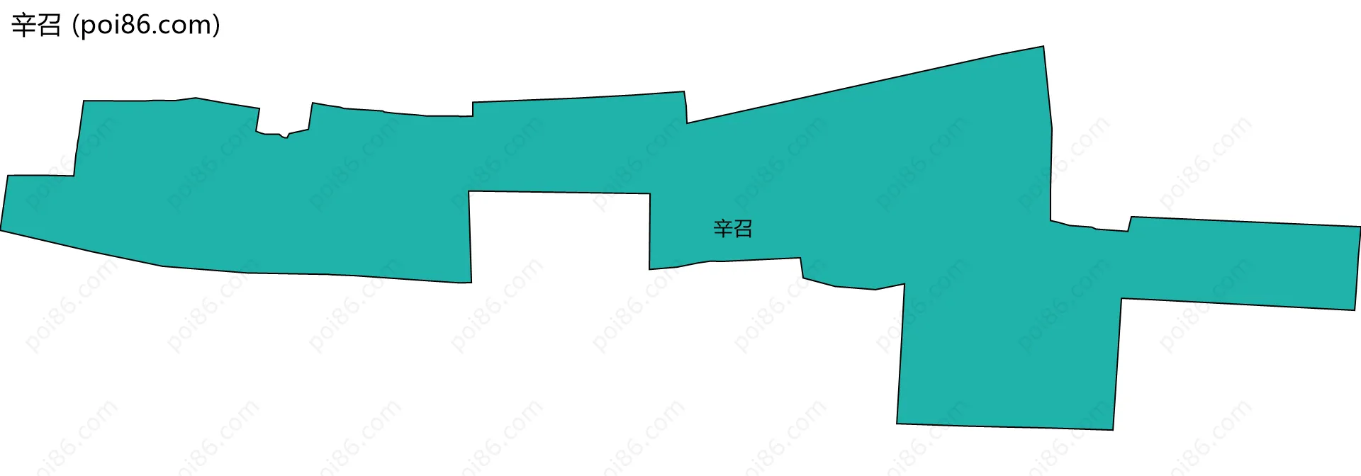 辛召边界地图