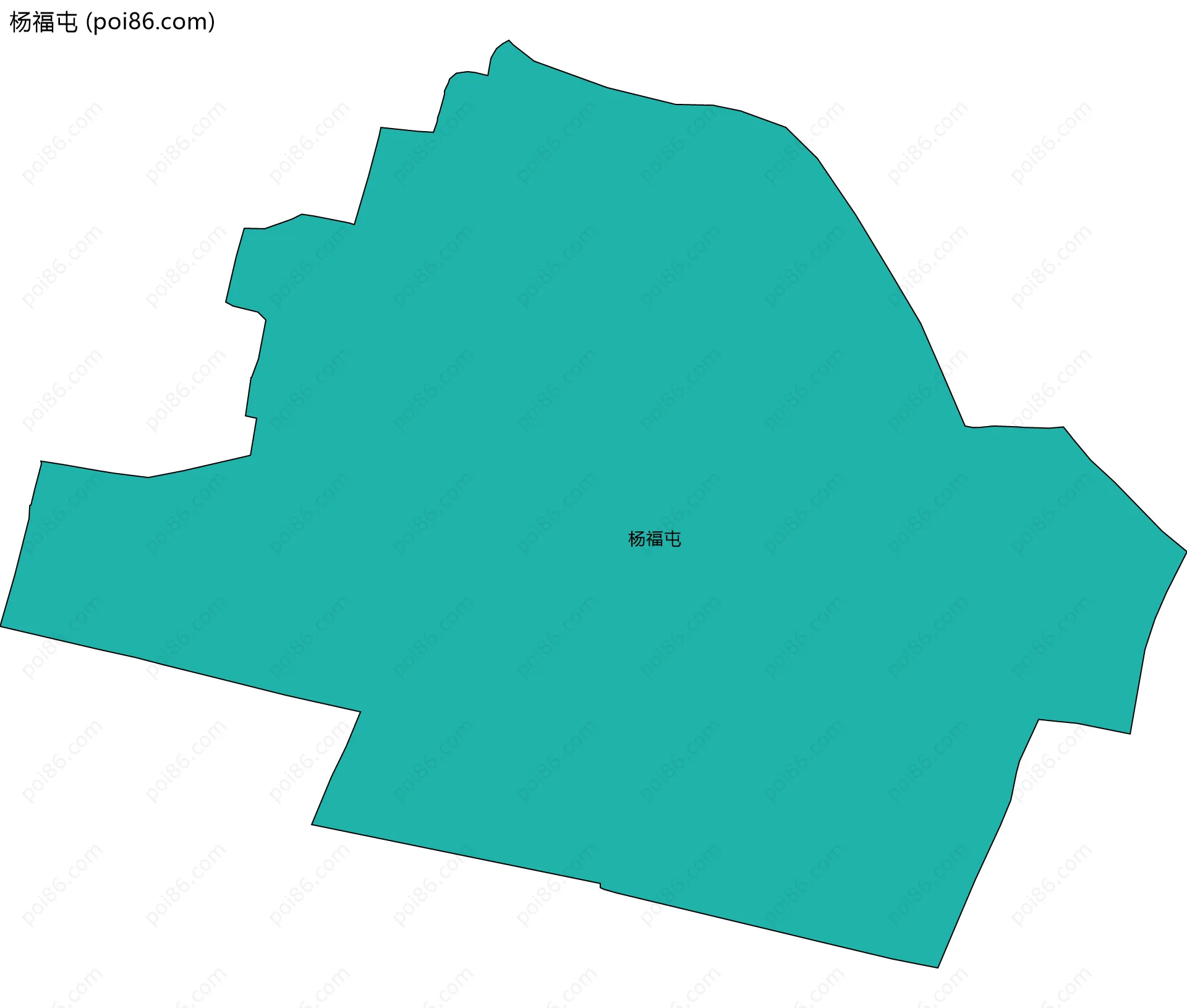 杨福屯边界地图