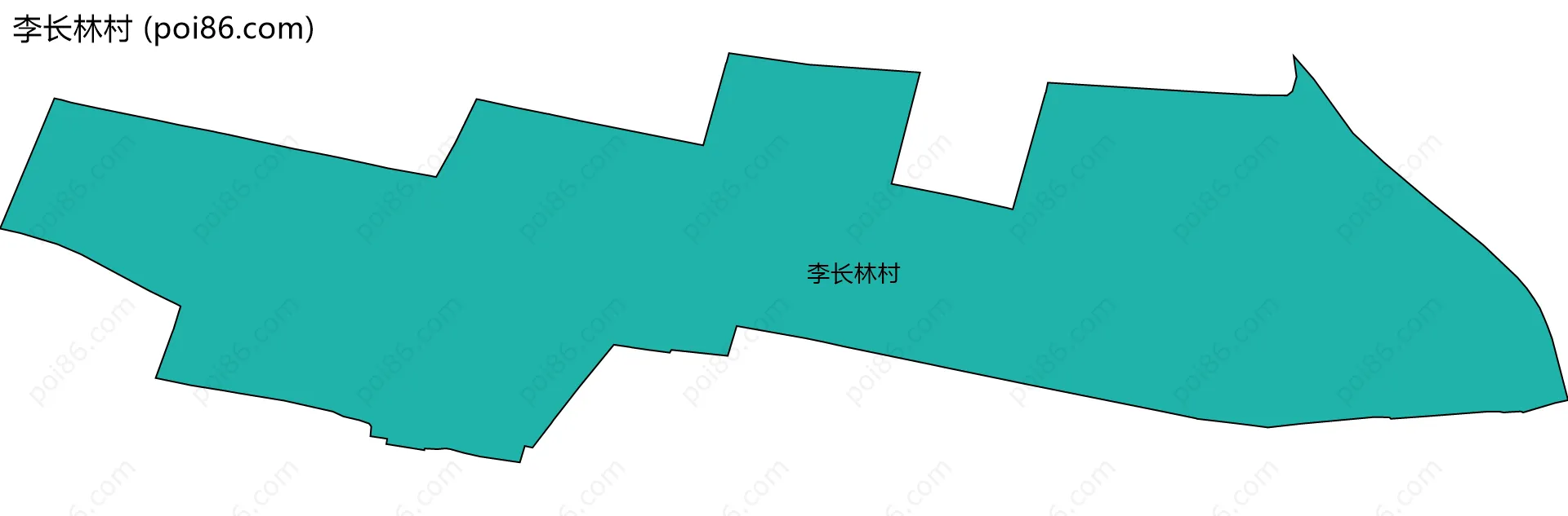 李长林村边界地图