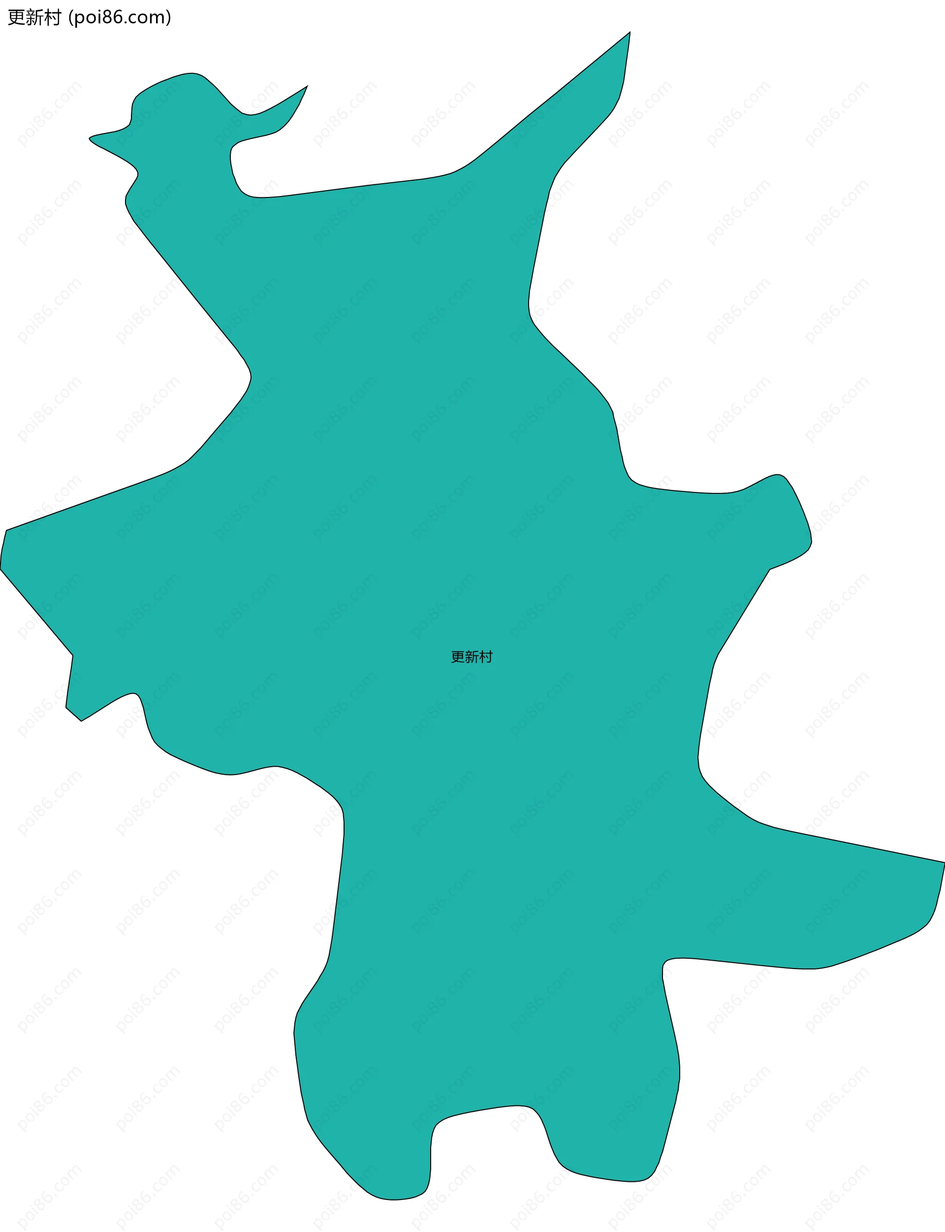 更新村边界地图