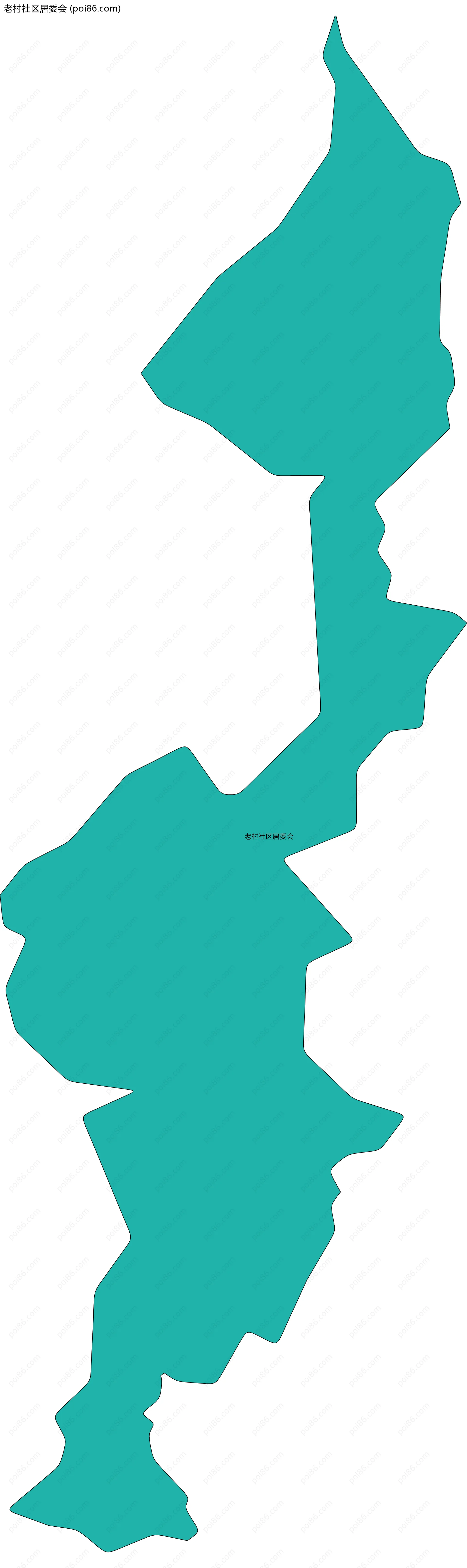 老村社区居委会边界地图